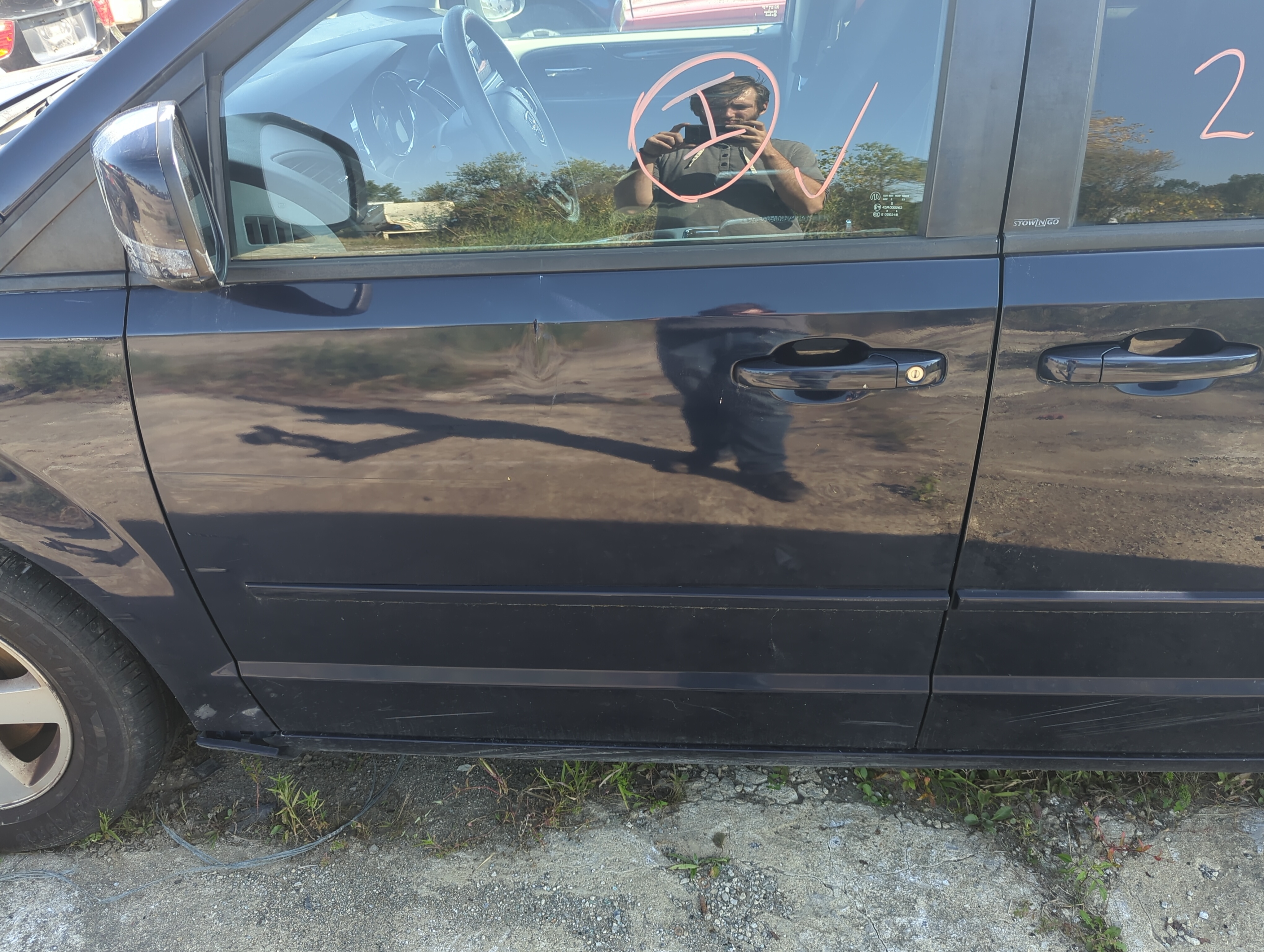 Picture of 2008-2020 Dodge Grand Caravan Driver Front Door Oem 1144504