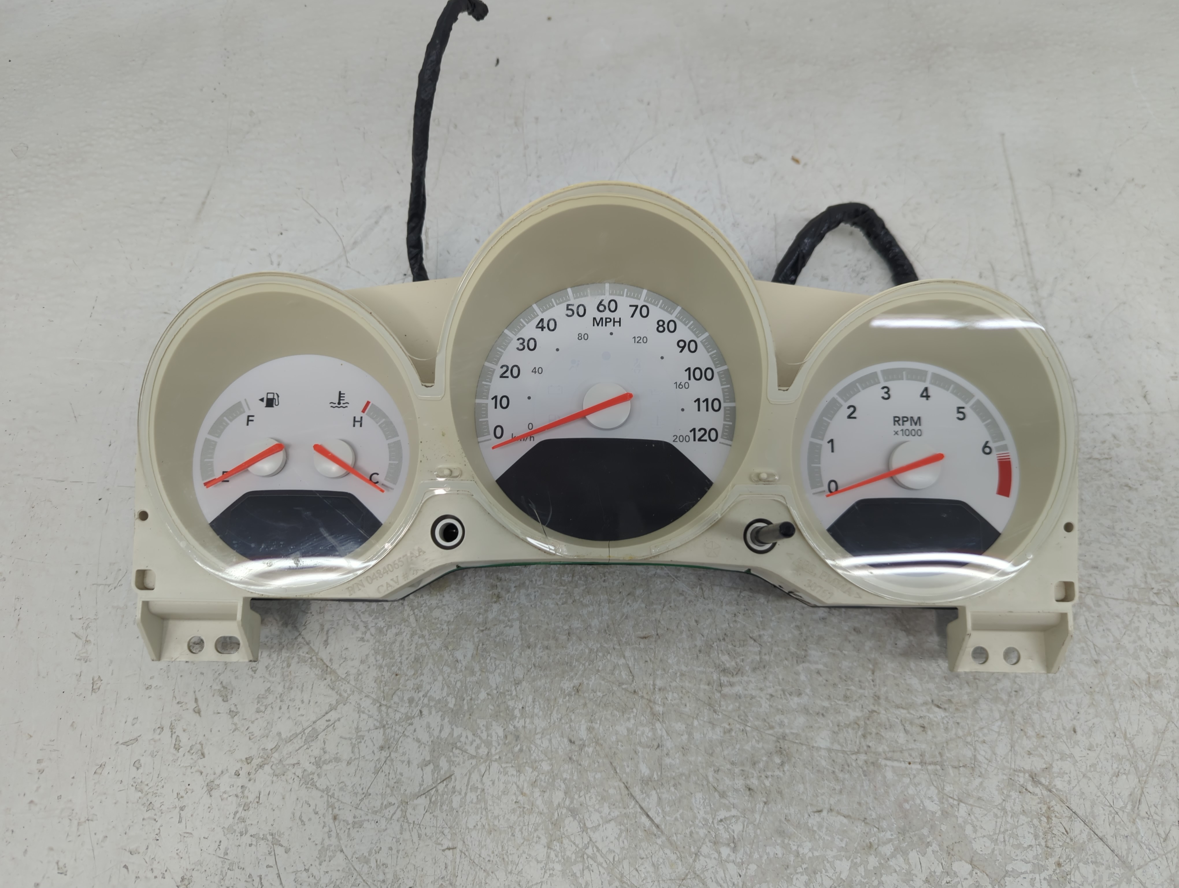 2008-2008 Dodge Avenger Speedometer Instrument Cluster Gauges 04840659aa 1146113 - Oemusedautoparts1.com