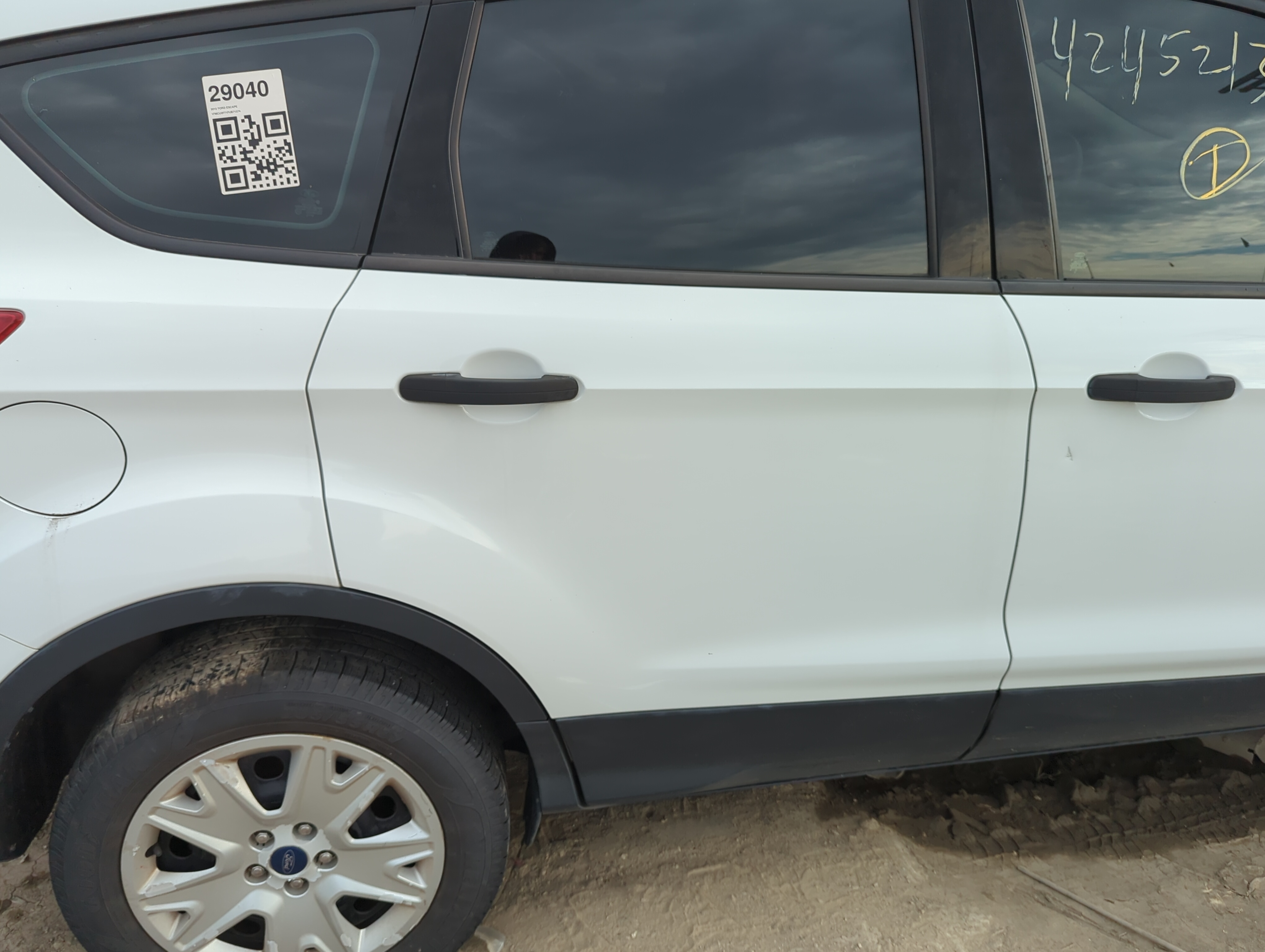 2013-2019 Ford Escape Passenger Rear Door Oem 1146429 - Oemusedautoparts1.com
