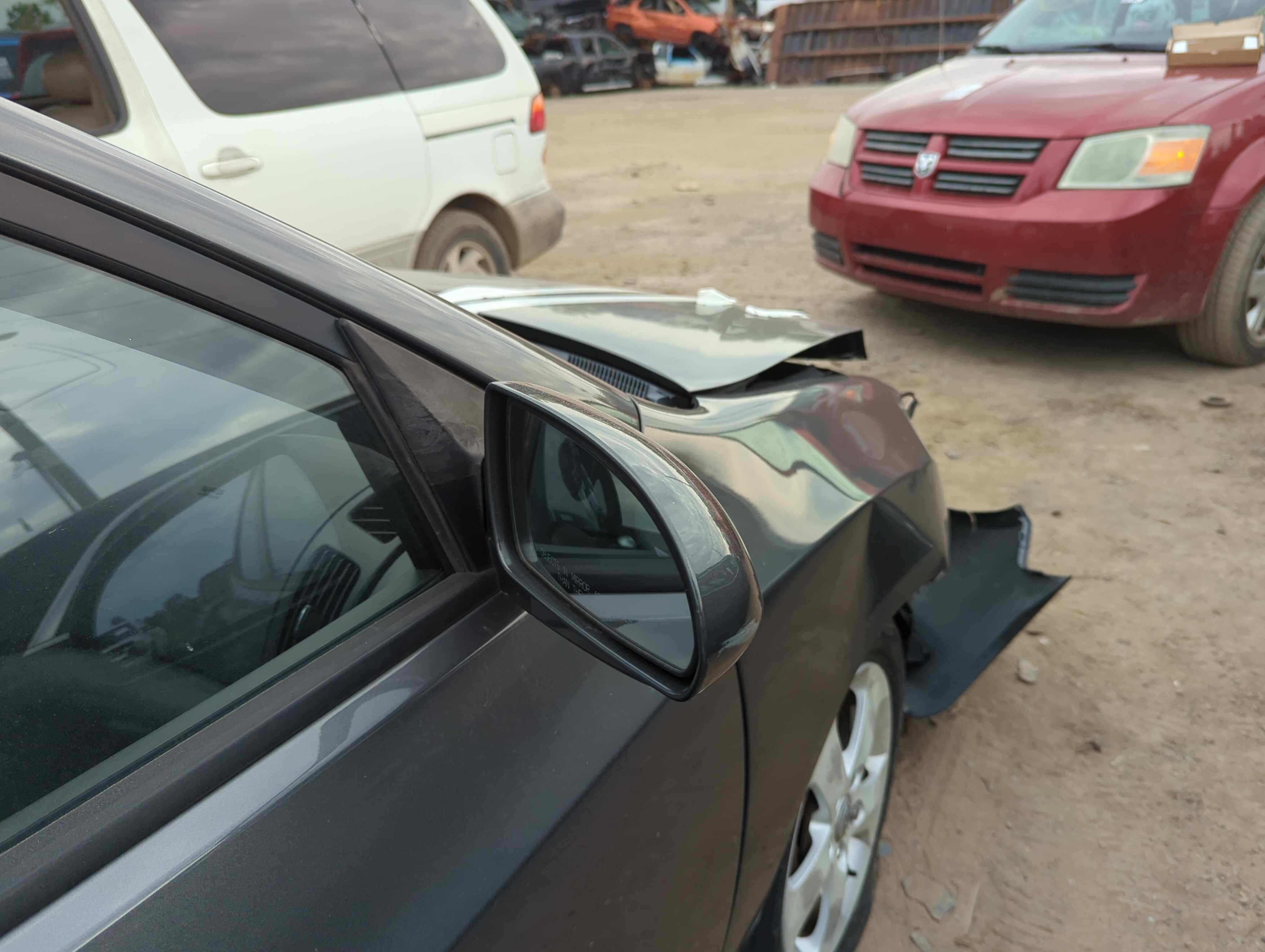 2007-2010 Hyundai Elantra Passenger Right Side View Power Door Mirror 1147038 - Oemusedautoparts1.com