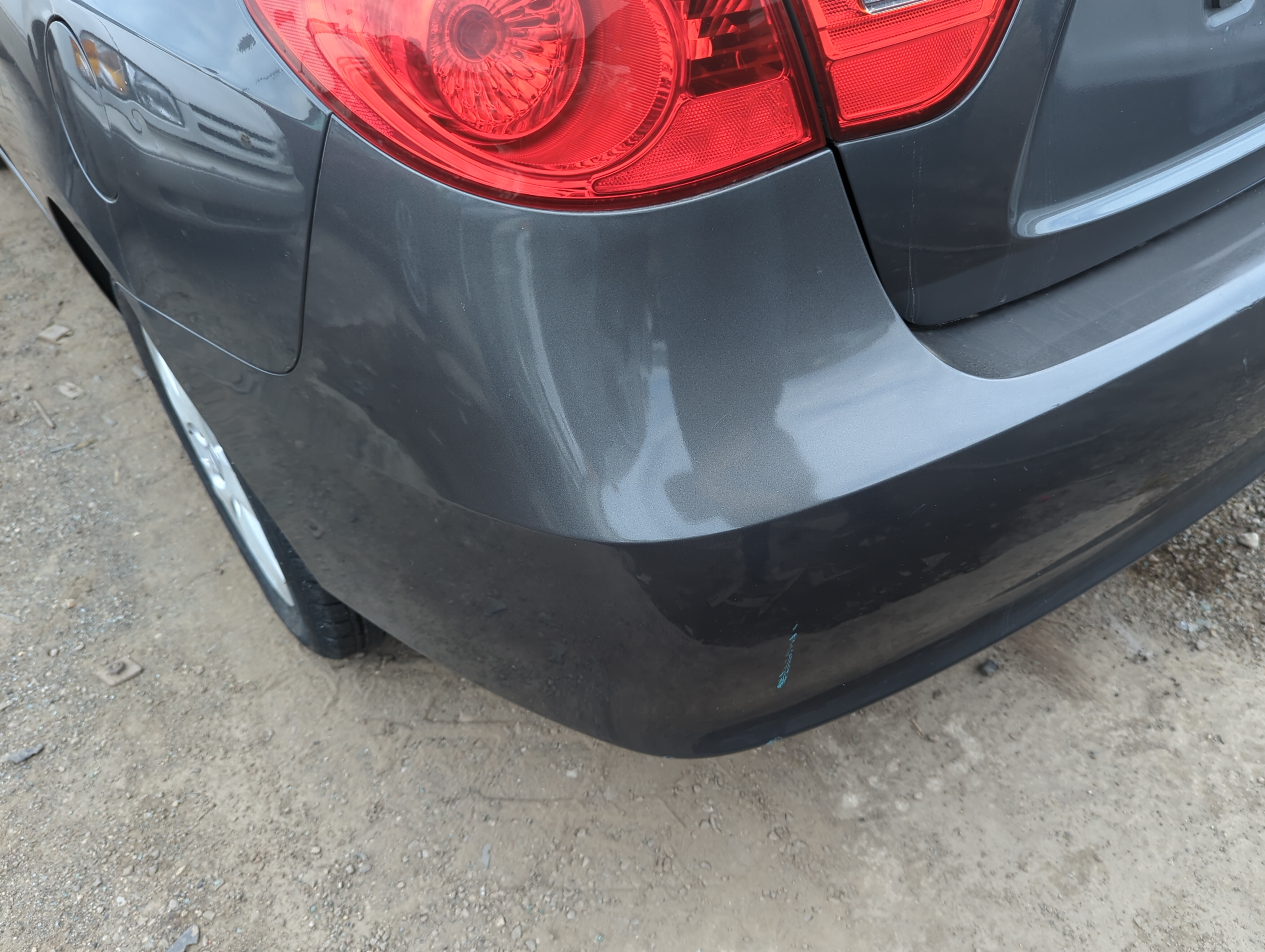 2007-2010 Hyundai Elantra Rear Bumper Assembly Oem 1147141 - Oemusedautoparts1.com