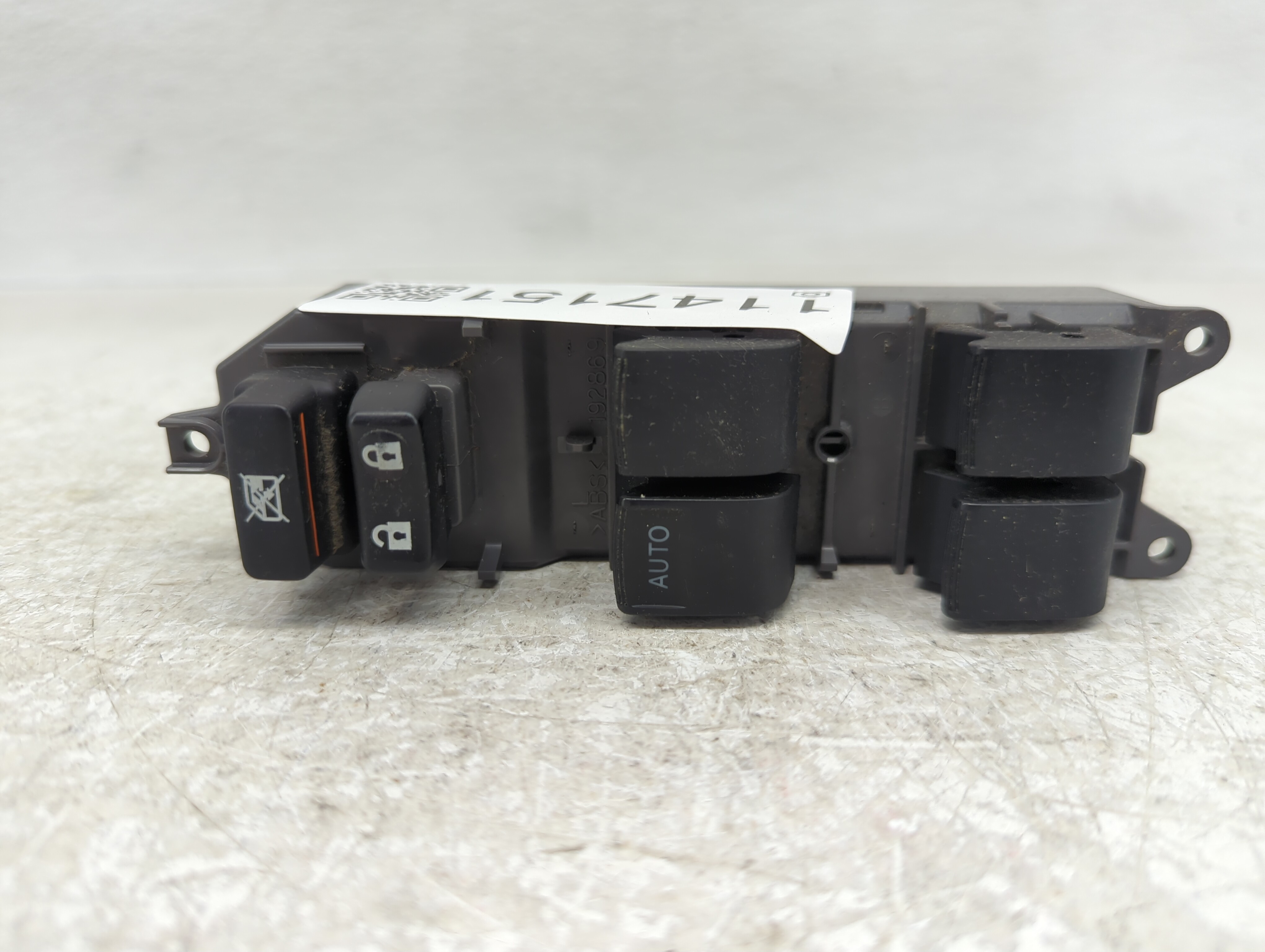 2007-2014 Toyota Camry Driver Left Door Master Power Window Switch 1147151 - Oemusedautoparts1.com