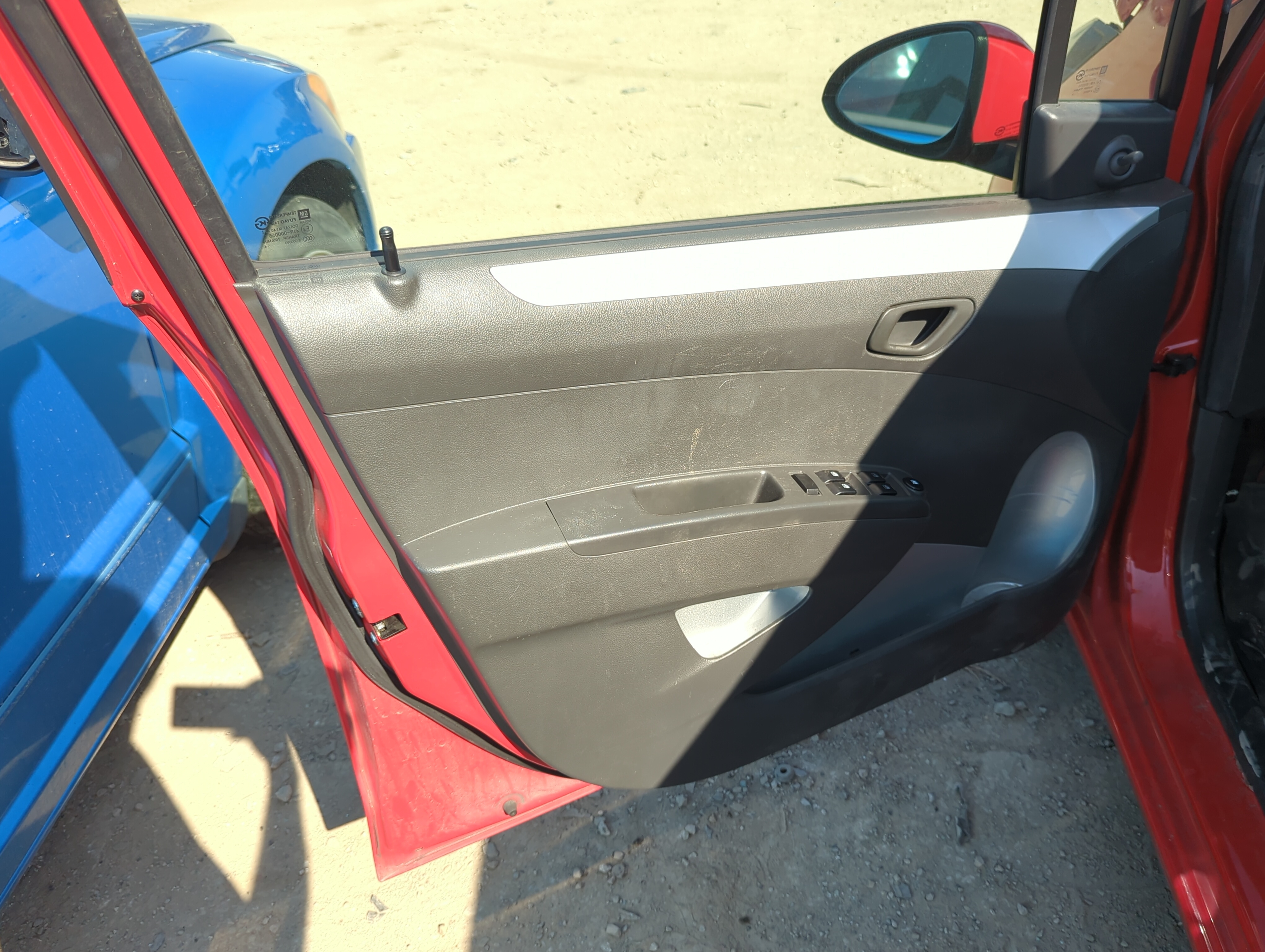 2014 Chevrolet Spark Front Left Driver Interior Door Panel Trim 1148088 - Oemusedautoparts1.com