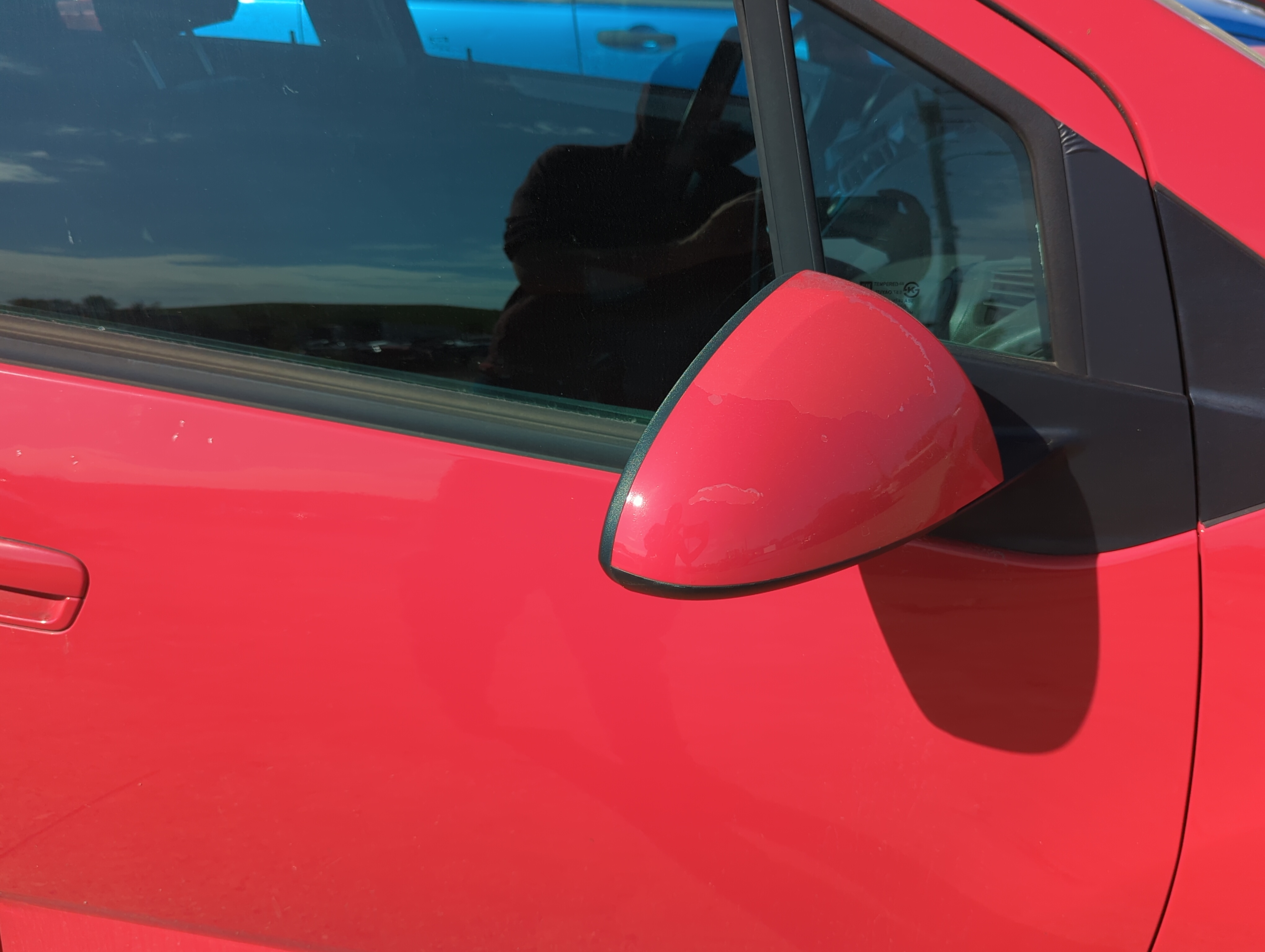 2013-2015 Chevrolet Spark Passenger Right Side View Power Door Mirror 1148141 - Oemusedautoparts1.com