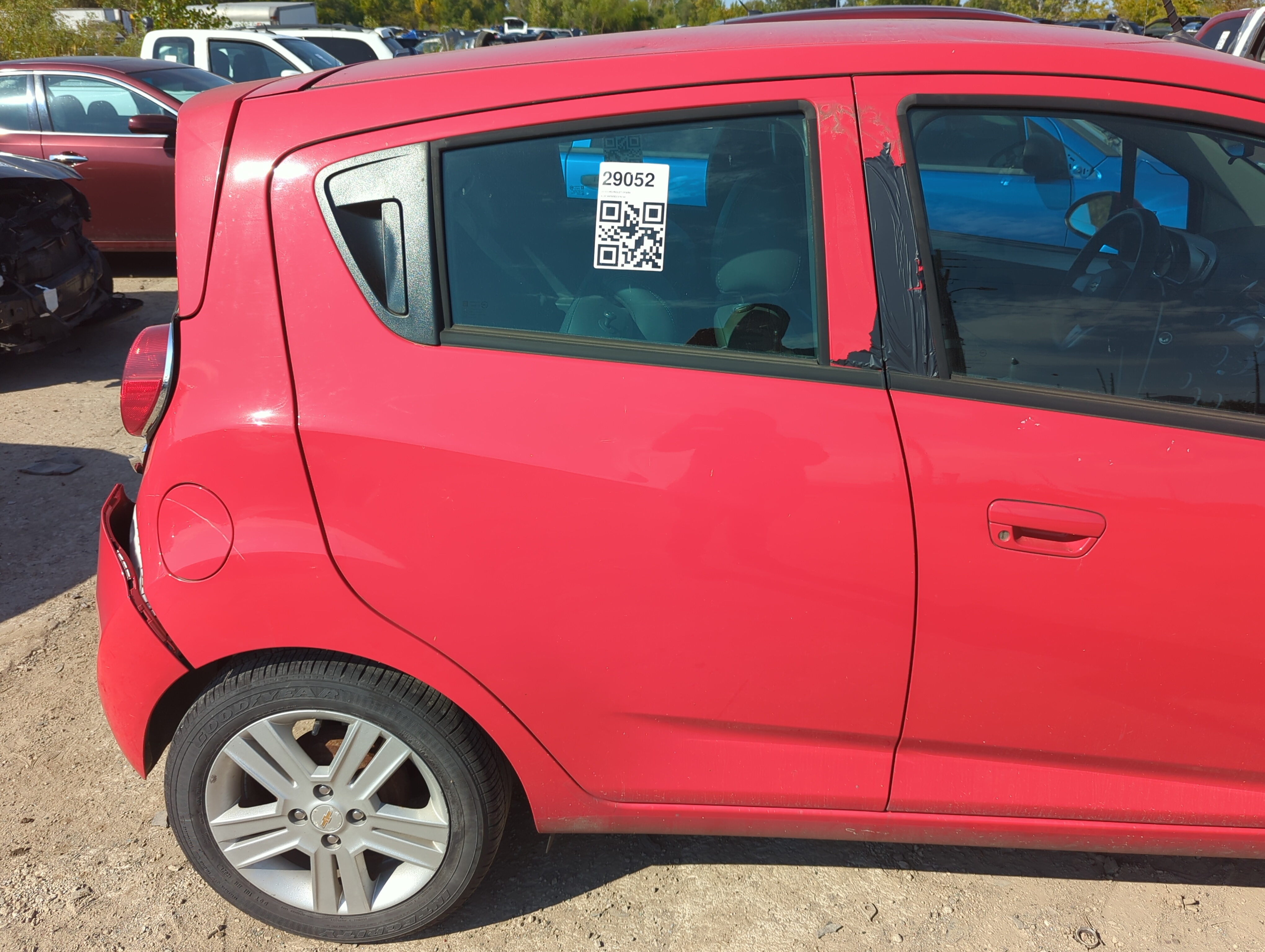 2013-2016 Chevrolet Spark Passenger Rear Door Oem 1148193 - Oemusedautoparts1.com