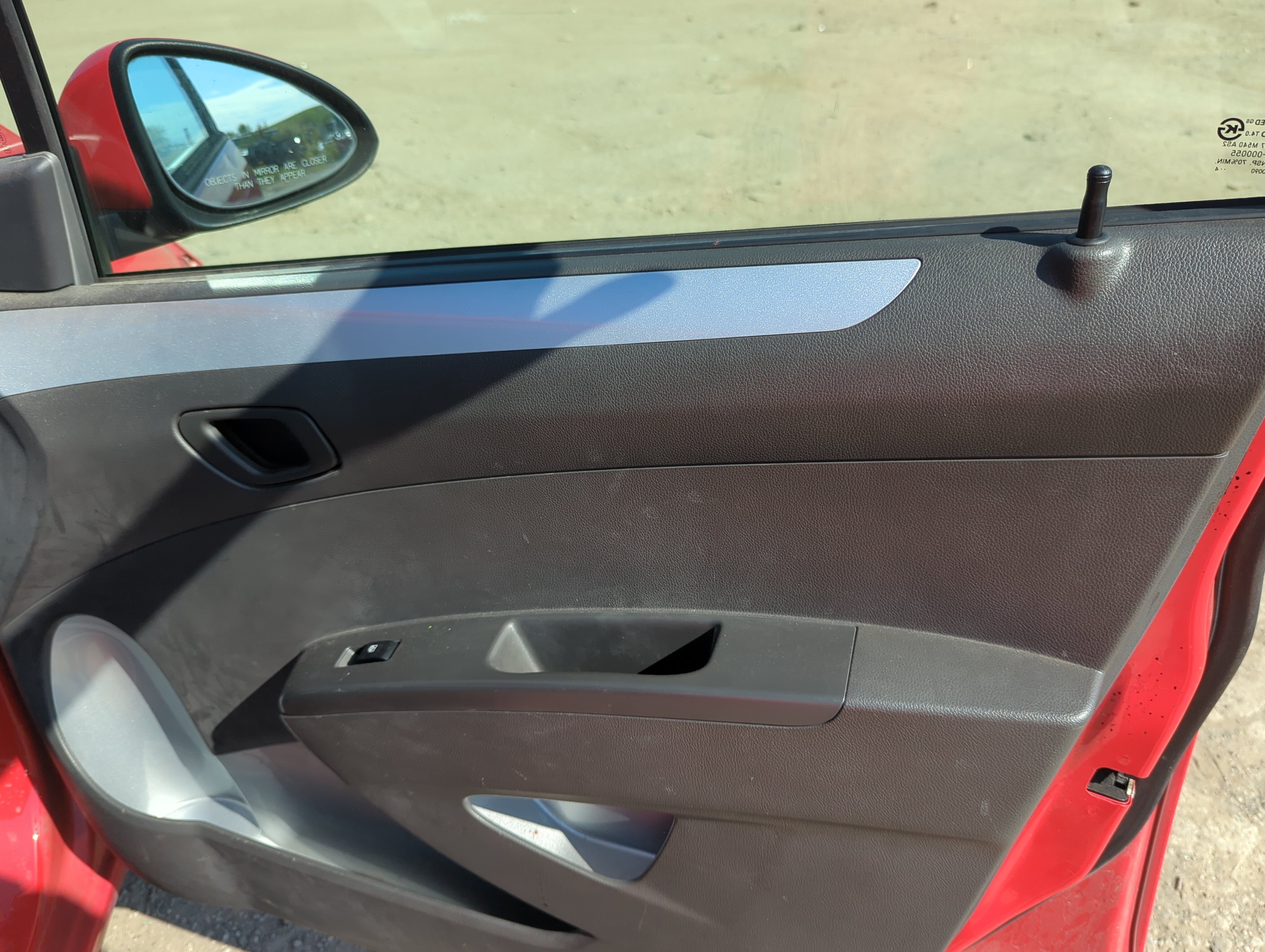 2014 Chevrolet Spark Front Right Passenger Interior Door Panel Trim 1148221 - Oemusedautoparts1.com