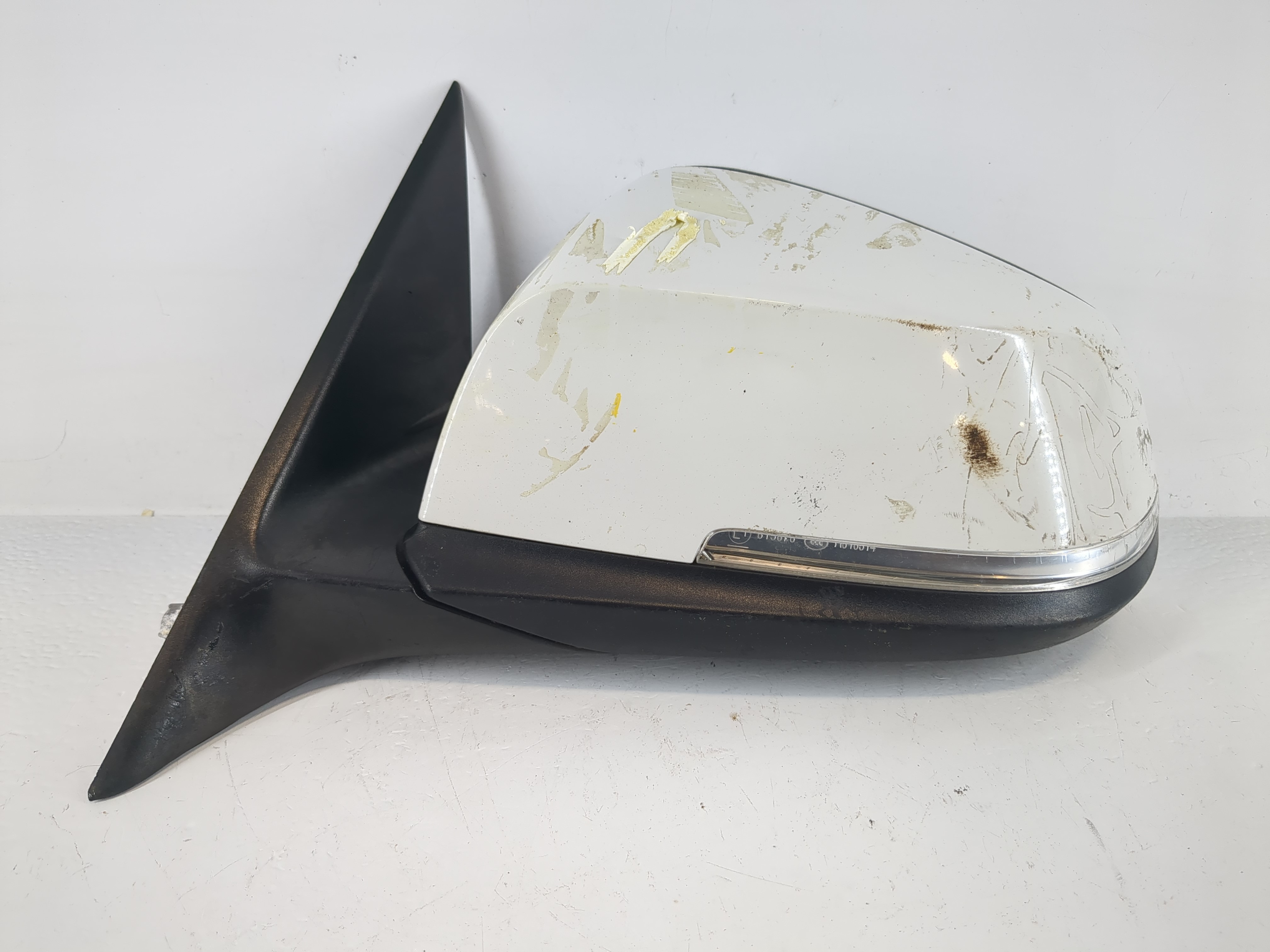 2013-2018 Bmw 320i Driver Left Side View Power Door Mirror White 1149057 - Oemusedautoparts1.com