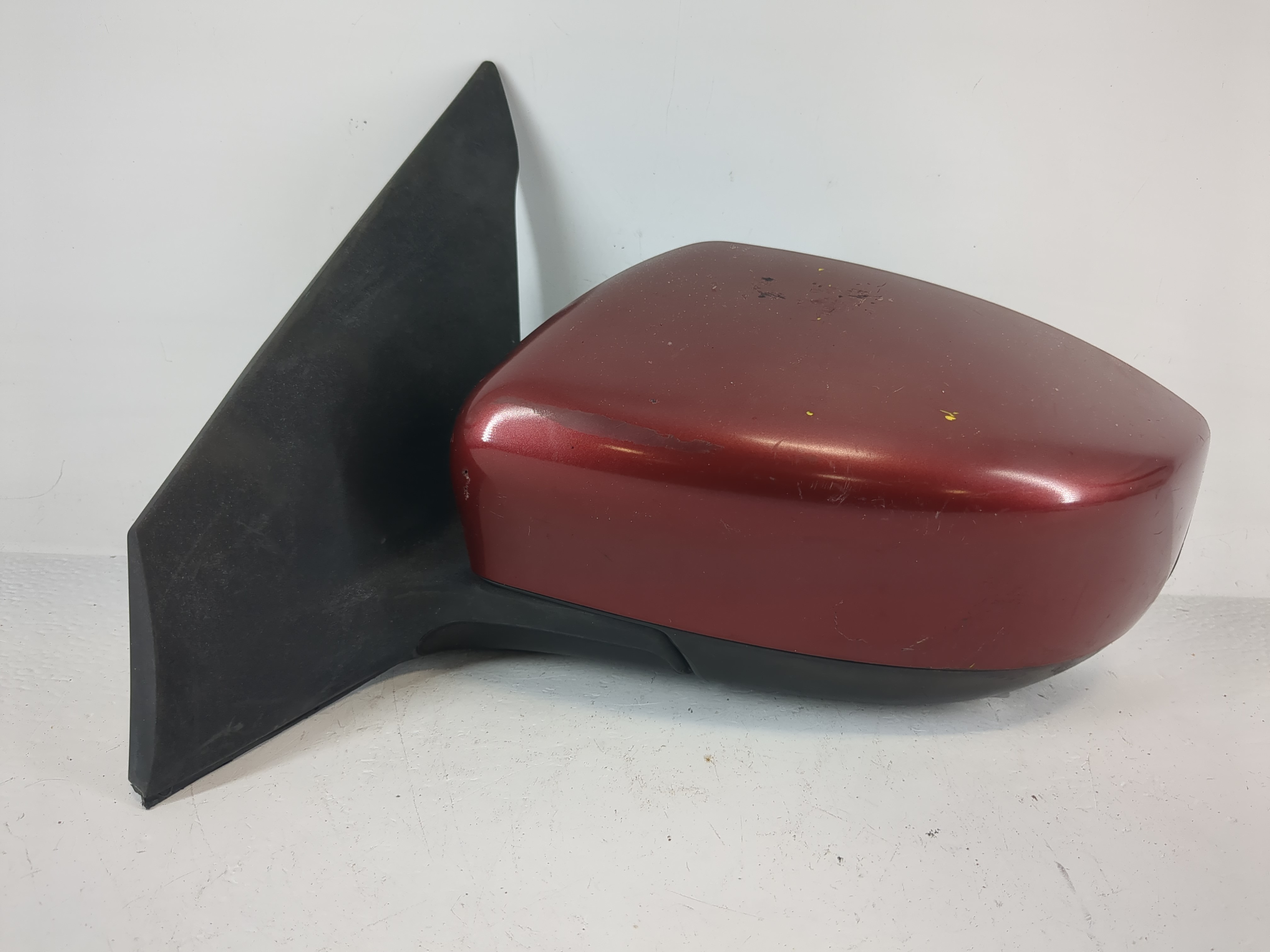 2013-2015 Nissan Sentra Driver Left Side View Power Door Mirror Red 1149060 - Oemusedautoparts1.com