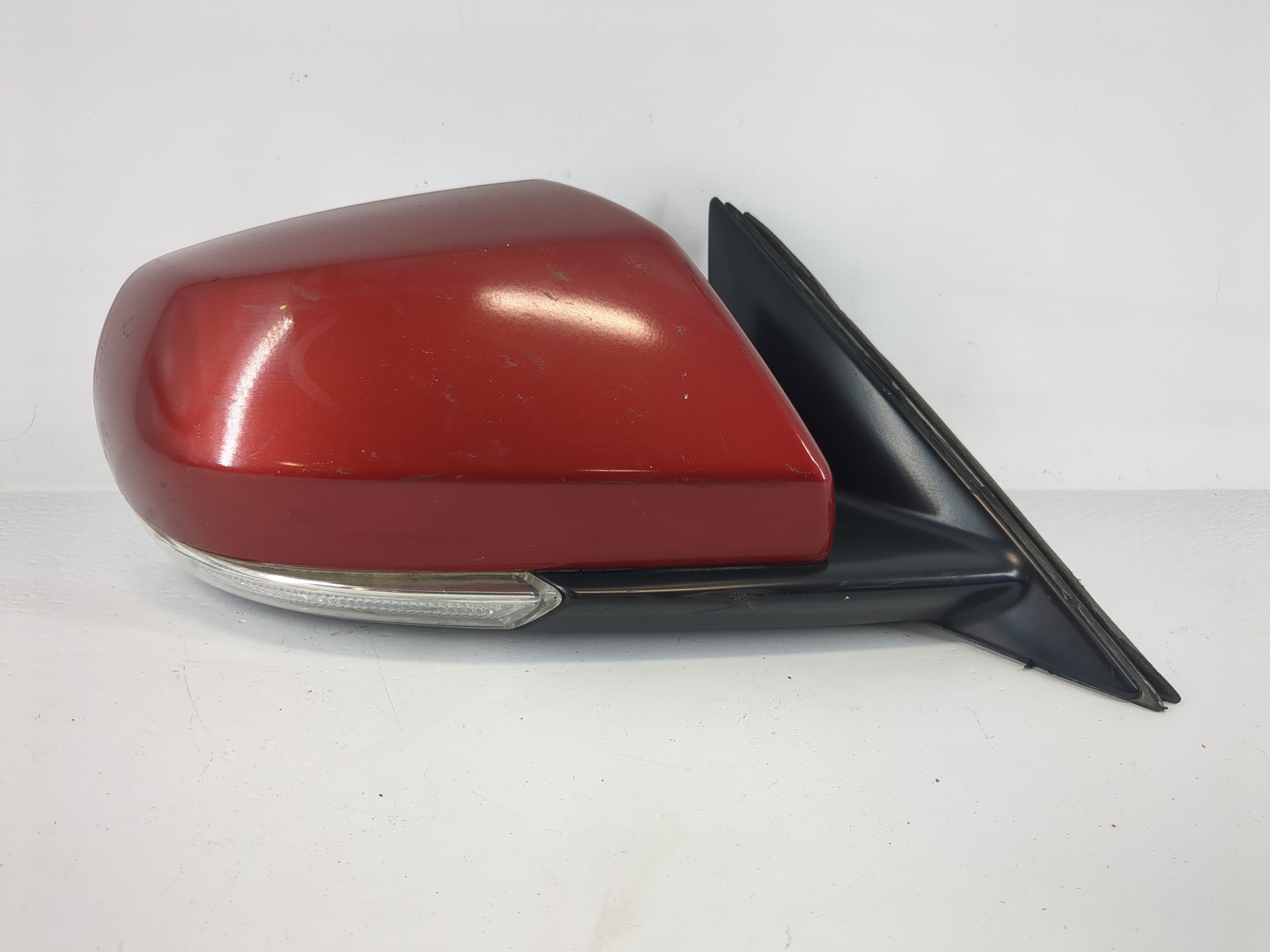 2014-2018 Cadillac Ats Passenger Right Side View Power Door Mirror Red 1149272 - Oemusedautoparts1.com