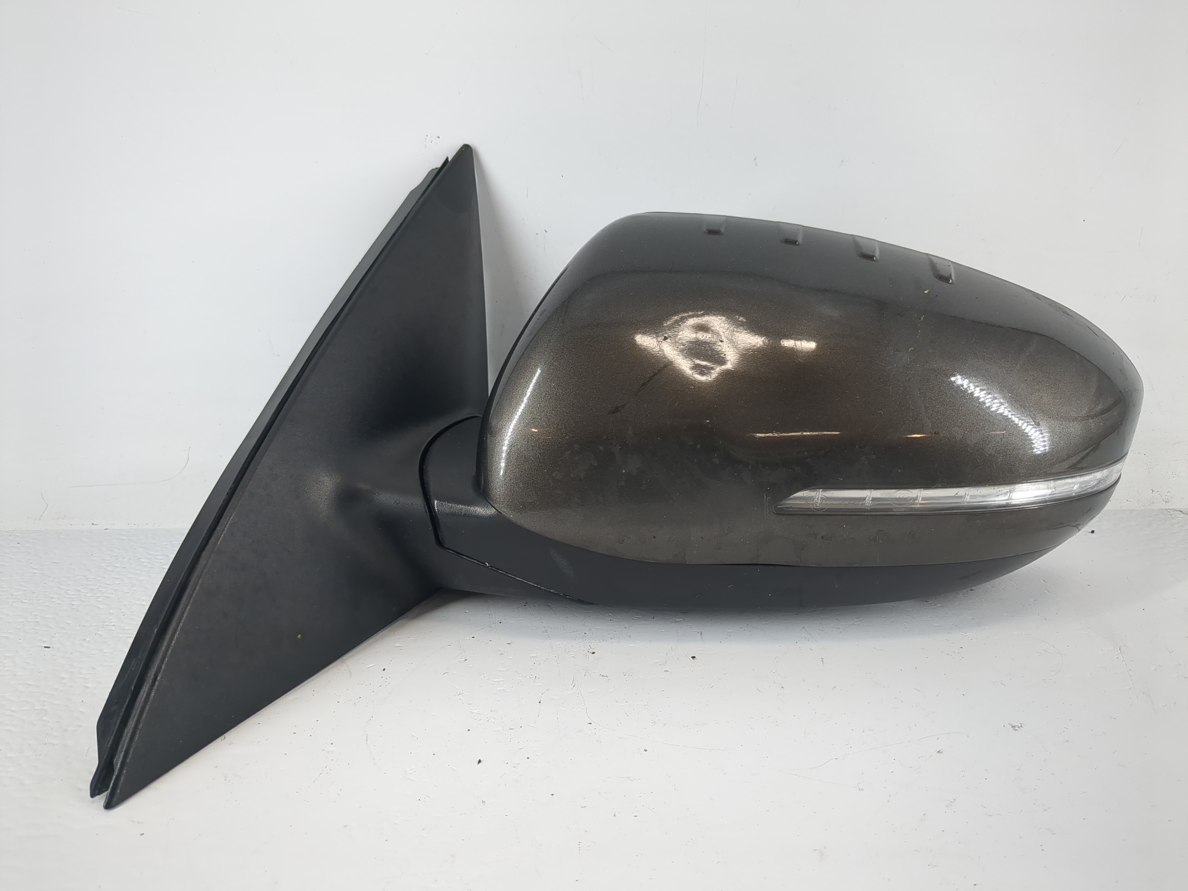 2014-2015 Kia Optima Driver Left Side View Power Door Mirror Dark Gray 1149330 - Oemusedautoparts1.com