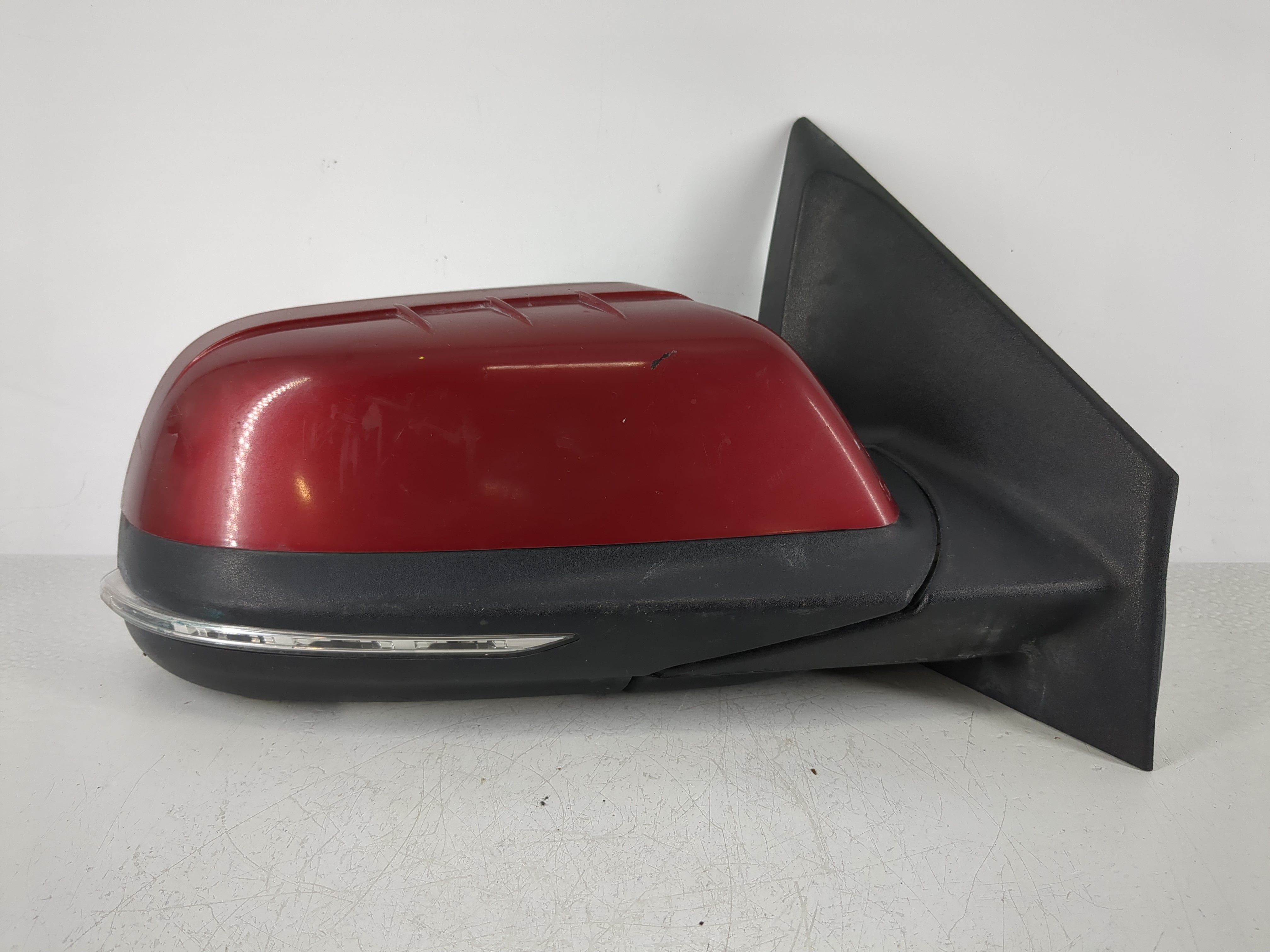 2011-2015 Lincoln Mkx Passenger Right Side View Power Door Mirror Red 1149345 - Oemusedautoparts1.com