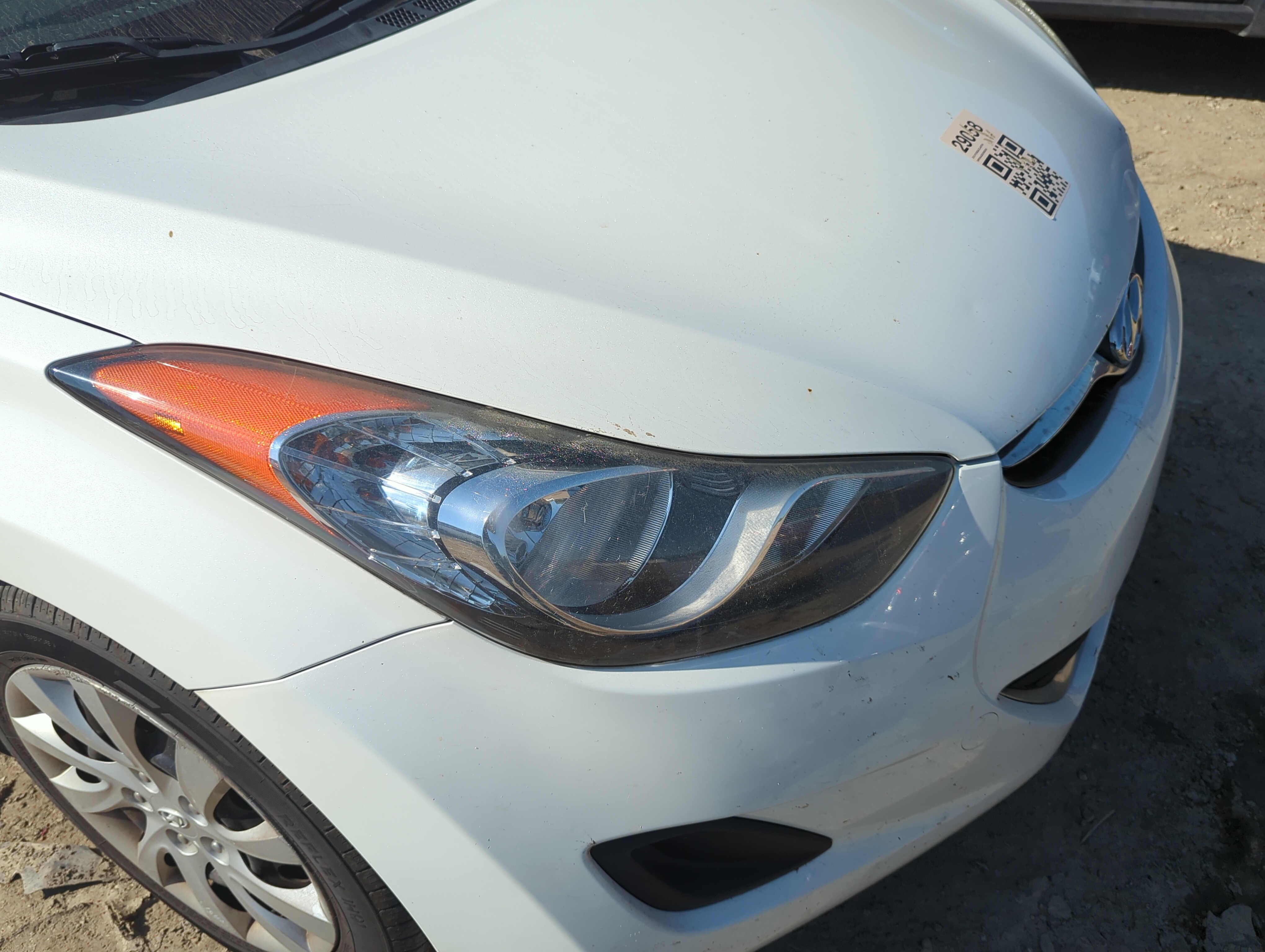 2011-2013 Hyundai Elantra Passenger Right Oem Head Light Headlight Lamp 1150130 - Oemusedautoparts1.com