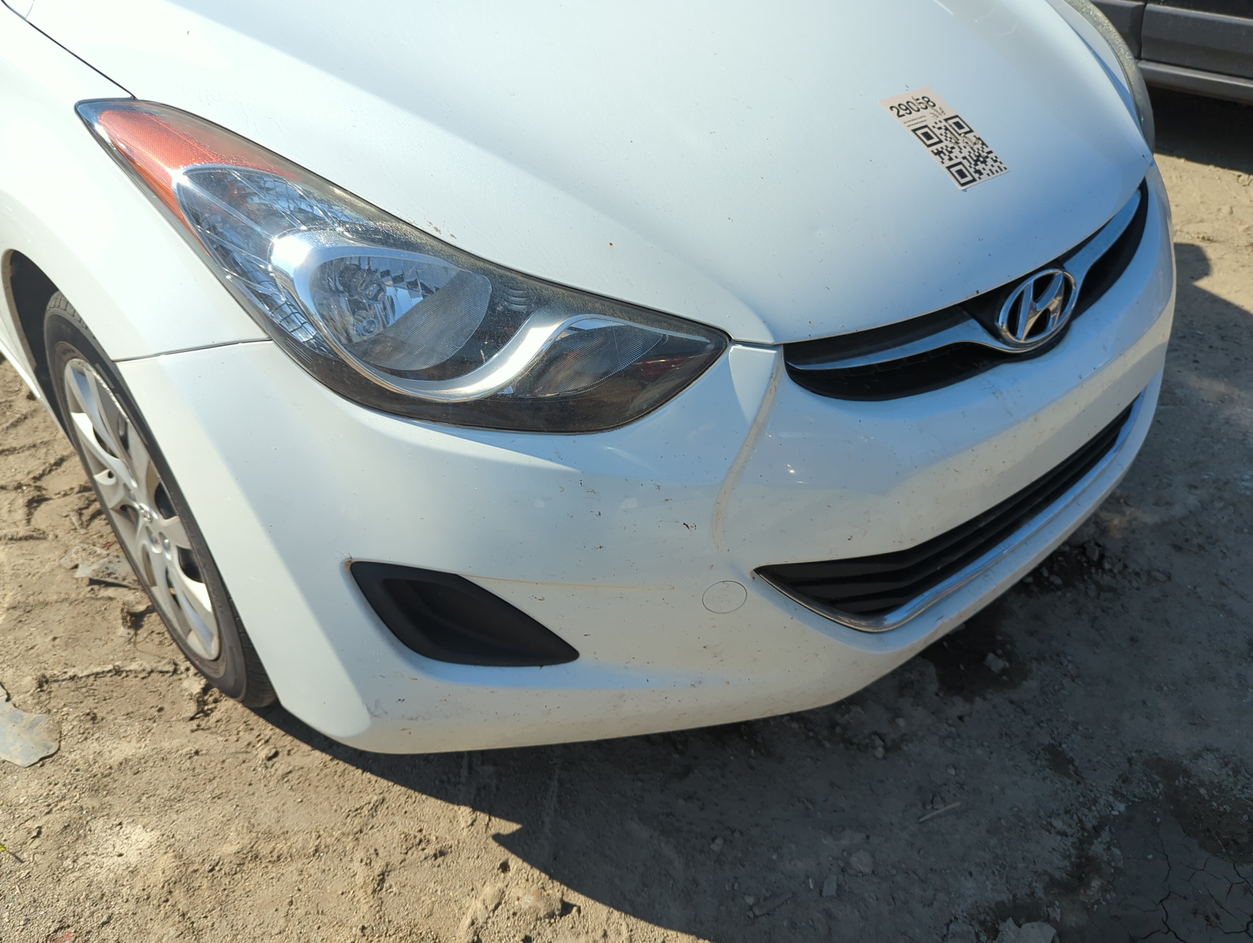 2011-2013 Hyundai Elantra Front Bumper - Oem 1150144 - Oemusedautoparts1.com