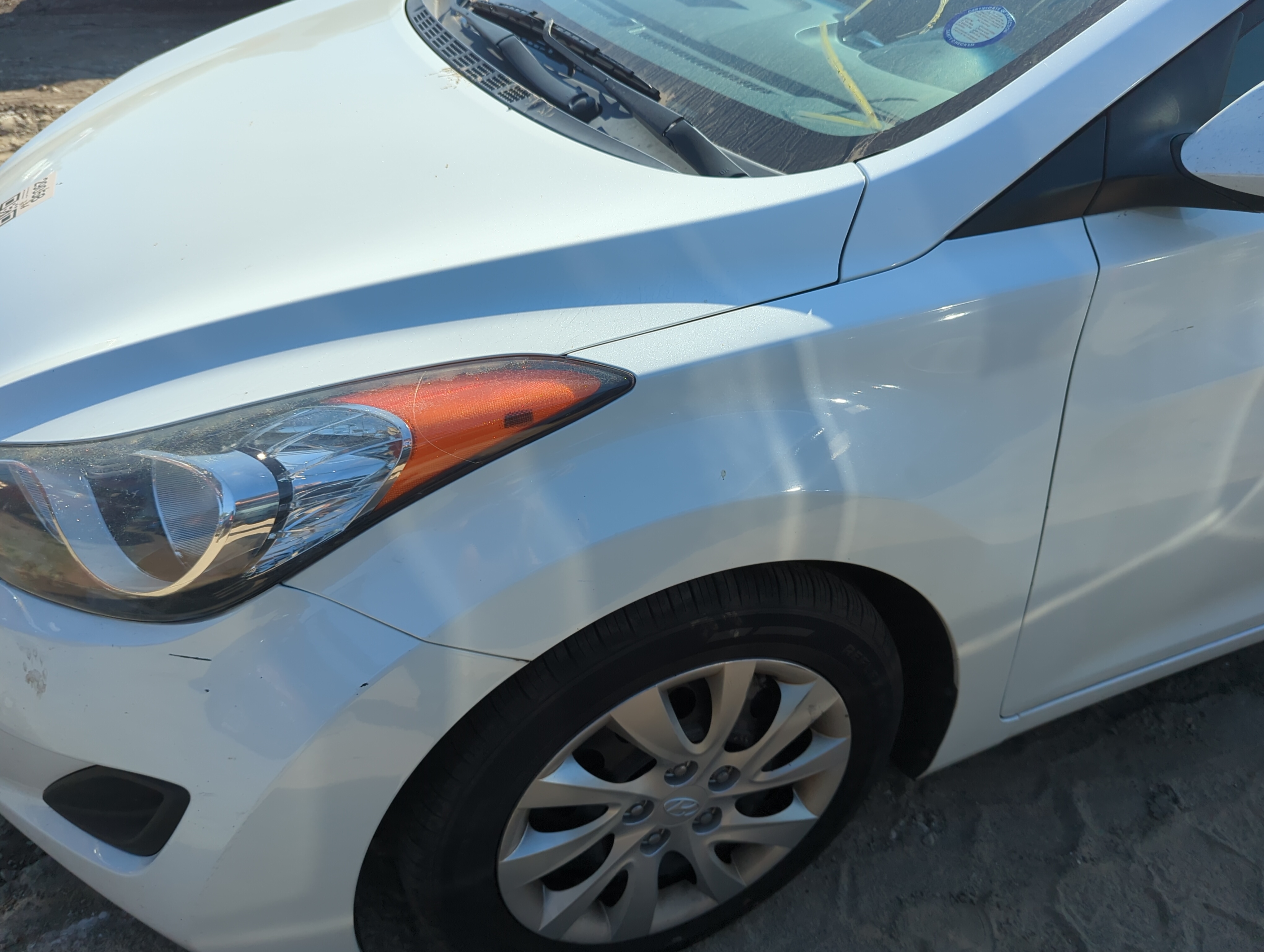 Picture of 2011-2016 Hyundai Elantra Driver Fender 1150145