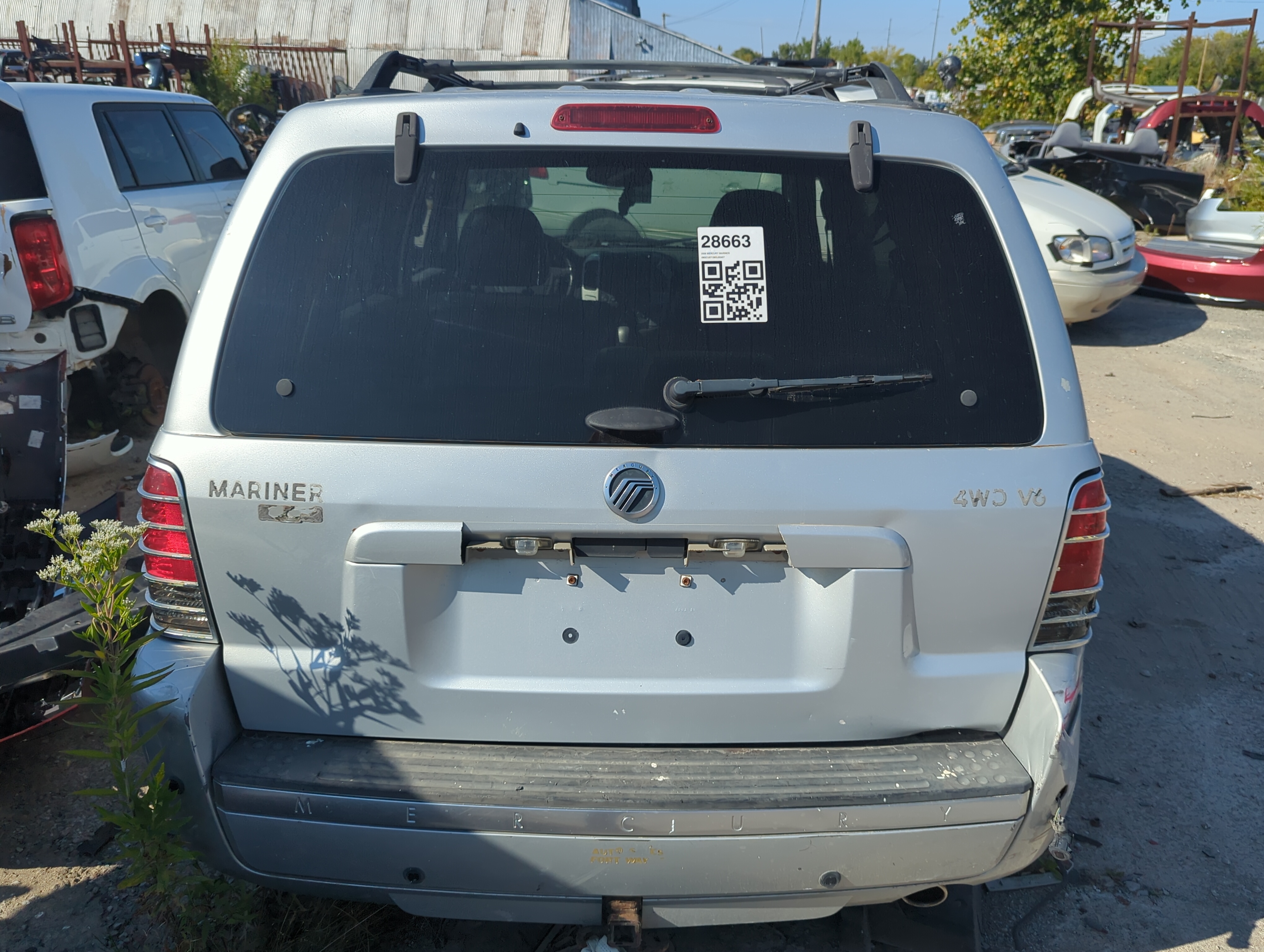 Picture of 2005-2007 Mercury Mariner Trunk/decklid/hatch/tailgate Oem 1150494