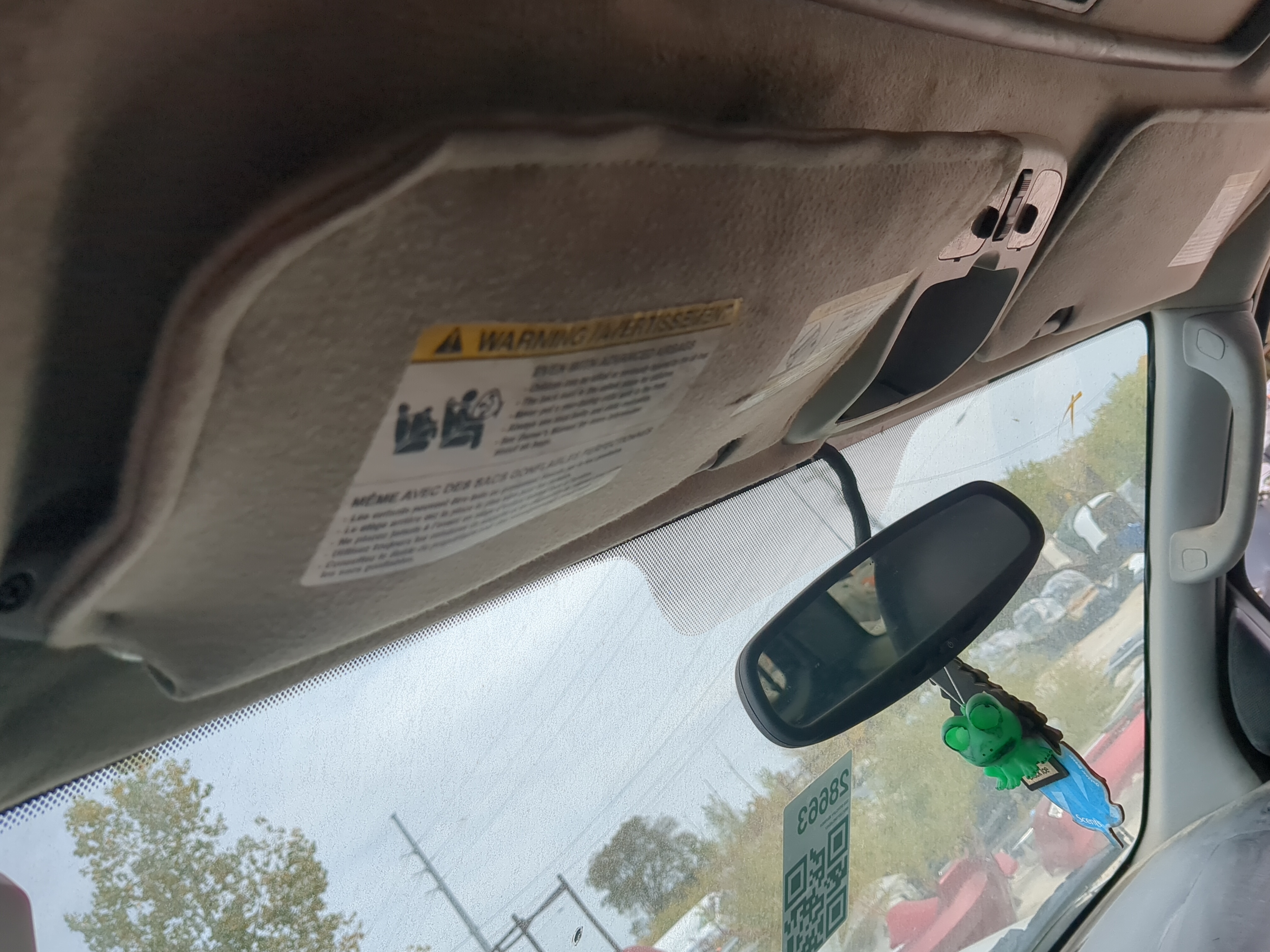 2005-2007 Mercury Mariner Driver Sun Visor Mirror Left Sunvisor 1150512 - Oemusedautoparts1.com