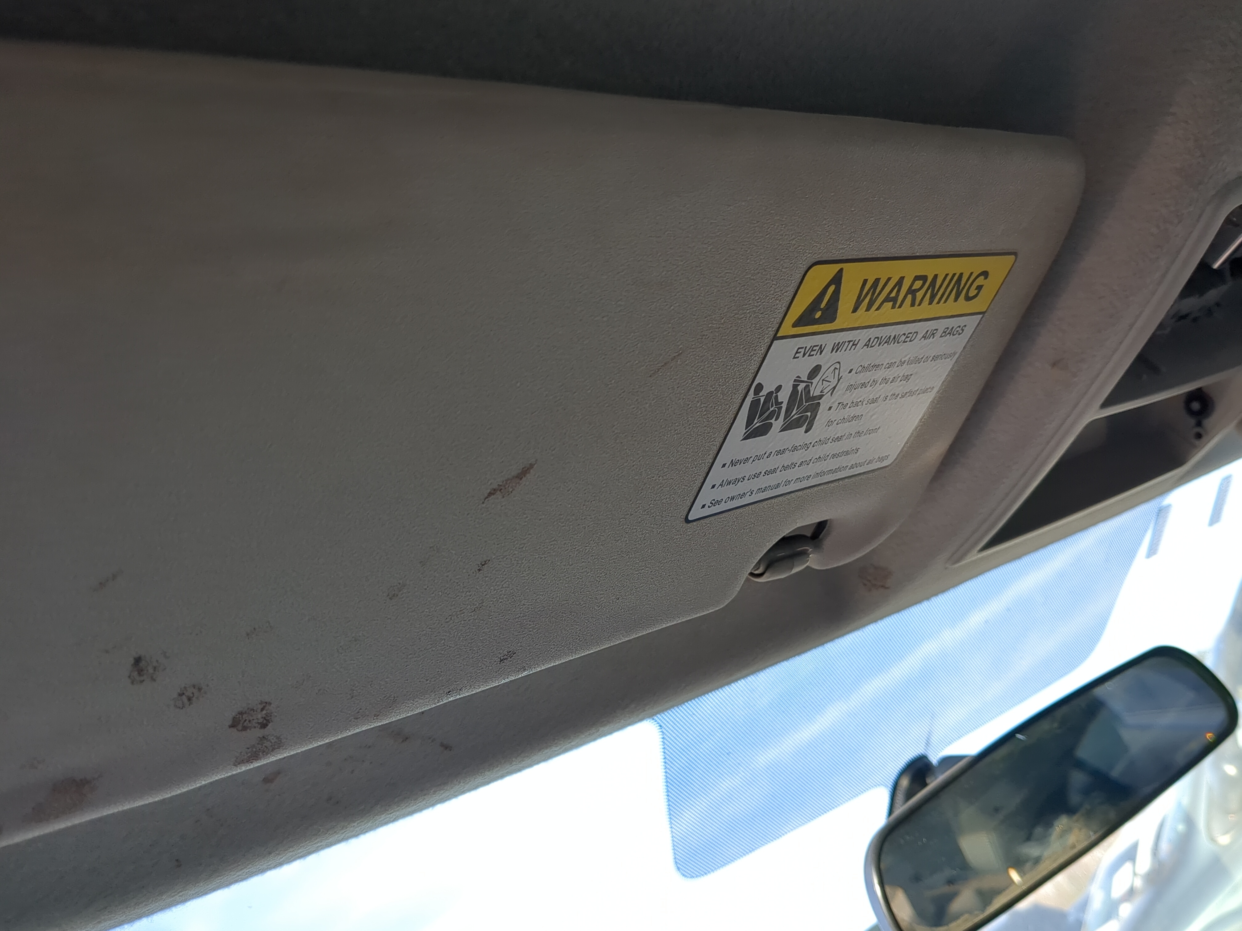 2010-2013 Mazda 3 Driver Sun Visor Mirror Left Sunvisor 1150641 - Oemusedautoparts1.com