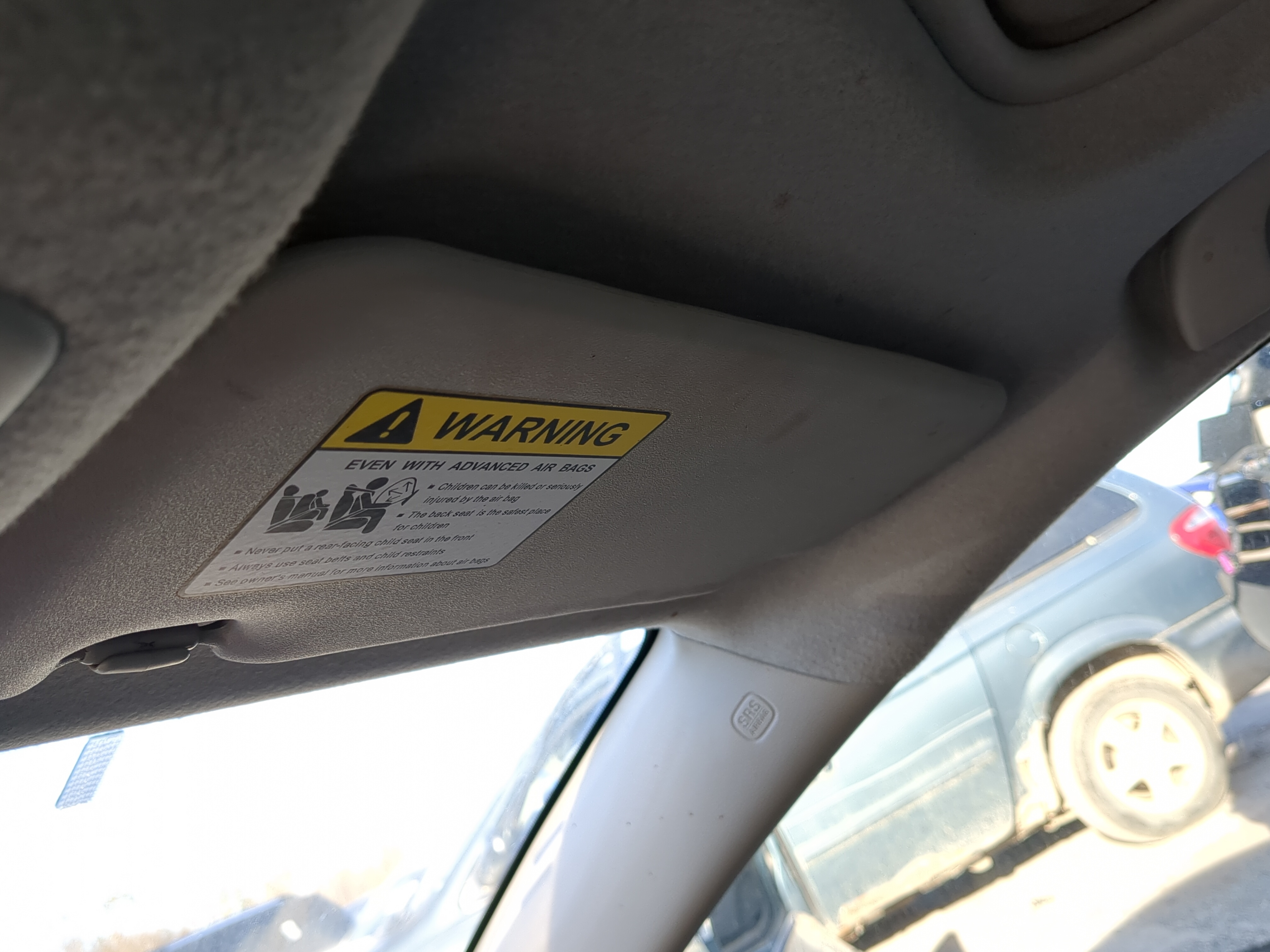 2010-2013 Mazda 3 Passenger Sun Visor Mirror Right Sunvisor 1150690 - Oemusedautoparts1.com