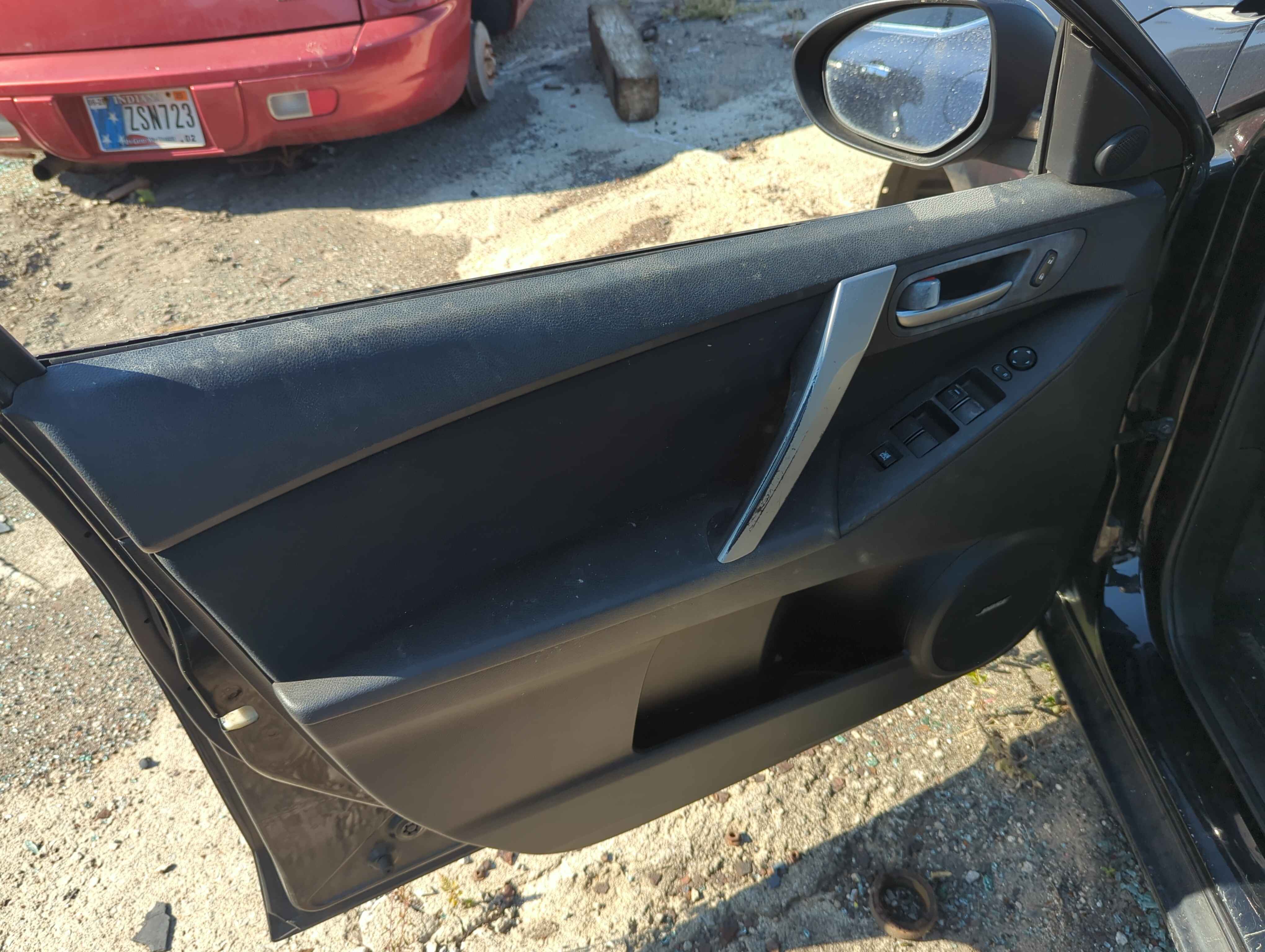 2010 Mazda 3 Front Left Driver Interior Door Panel Trim 1150728 - Oemusedautoparts1.com