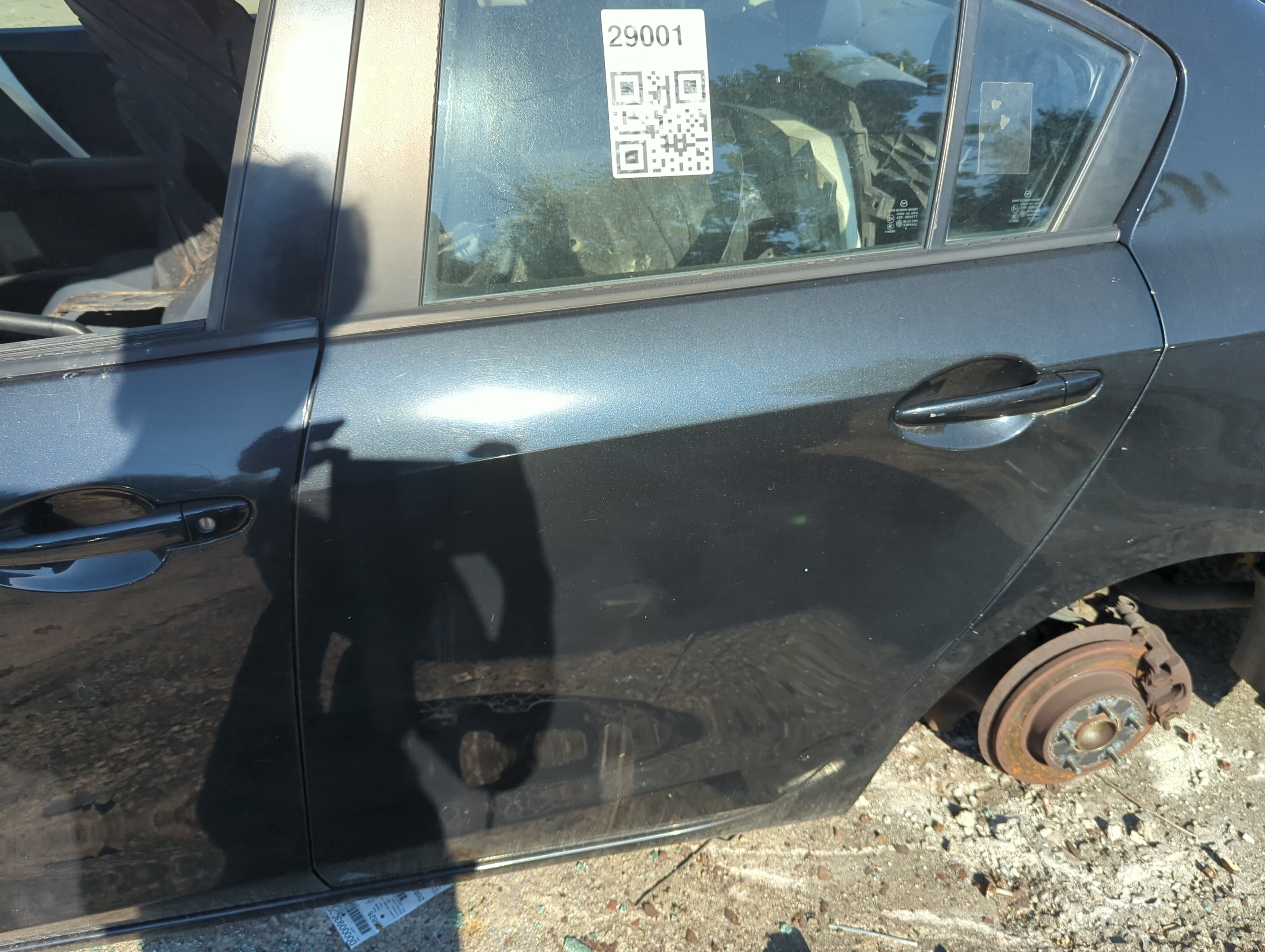 2010-2013 Mazda 3 Driver Rear Door Oem 1150753 - Oemusedautoparts1.com