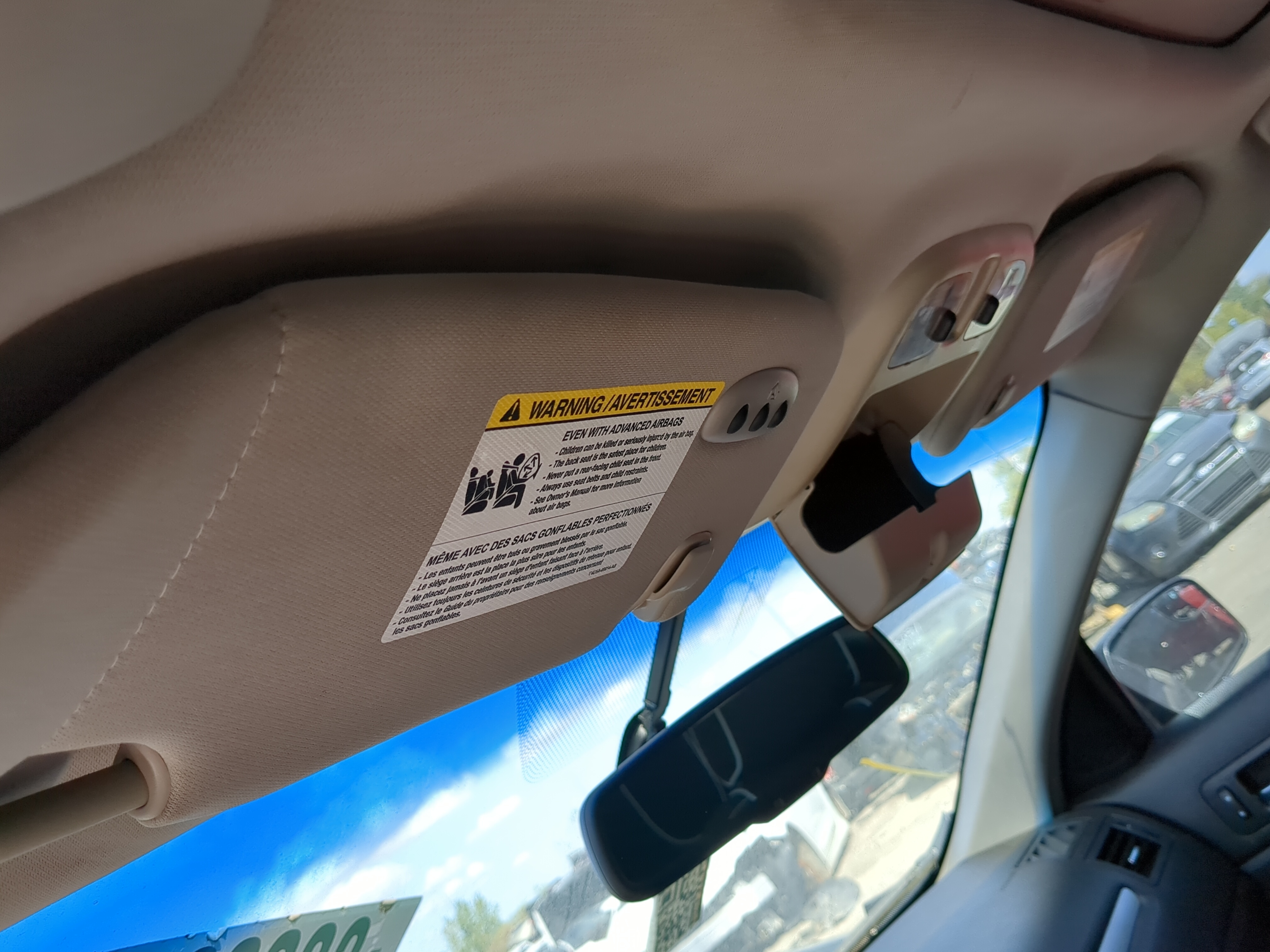 2010-2012 Ford Fusion Driver Sun Visor Mirror Left Sunvisor 1151364 - Oemusedautoparts1.com