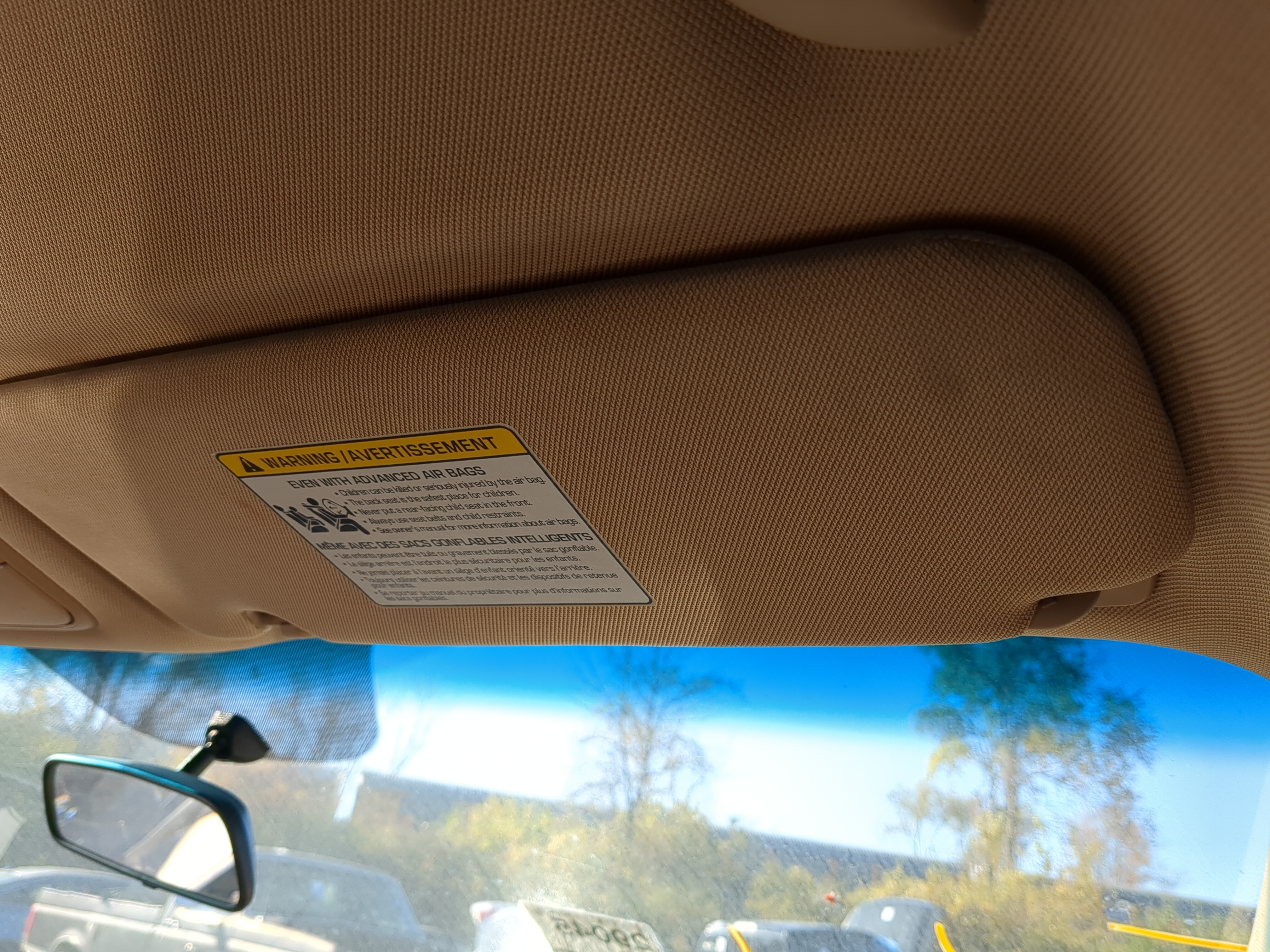 2015-2020 Kia Sedona Passenger Sun Visor Mirror Right Sunvisor 1152207 - Oemusedautoparts1.com