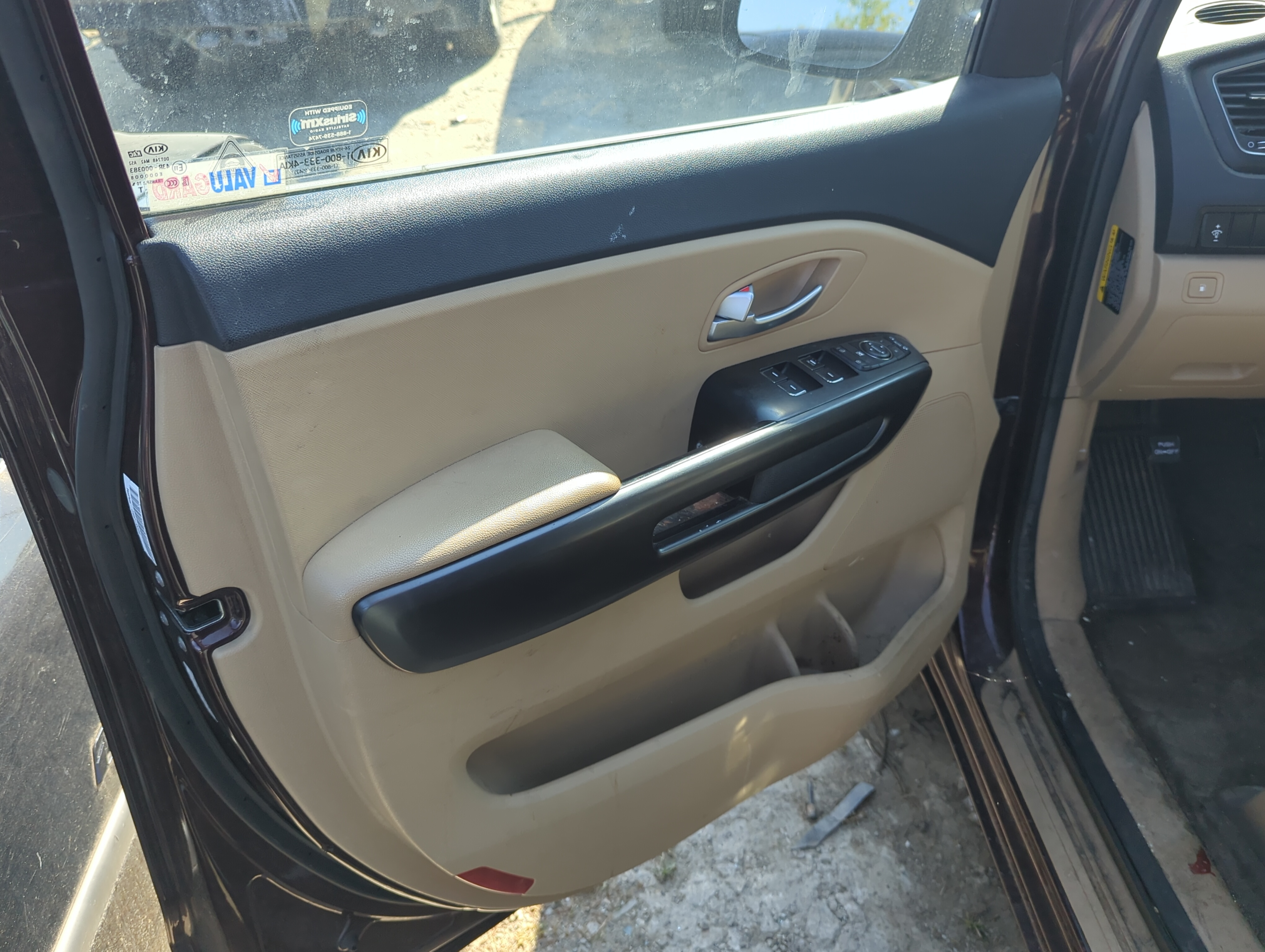 Picture of 2016 Kia Sedona Front Left Driver Interior Door Panel Trim 1152239