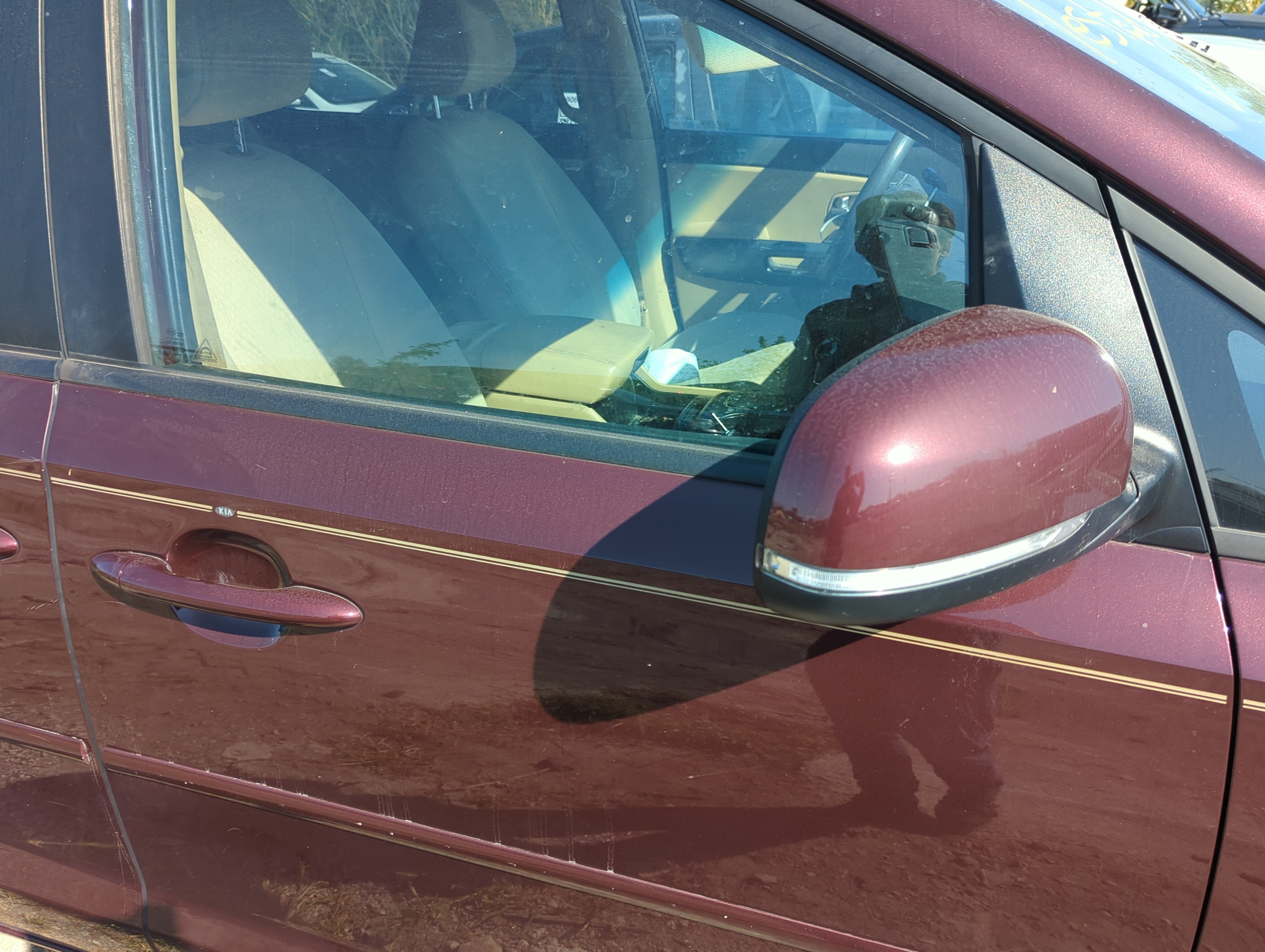 2015-2018 Kia Sedona Passenger Right Side View Power Door Mirror 1152273 - Oemusedautoparts1.com