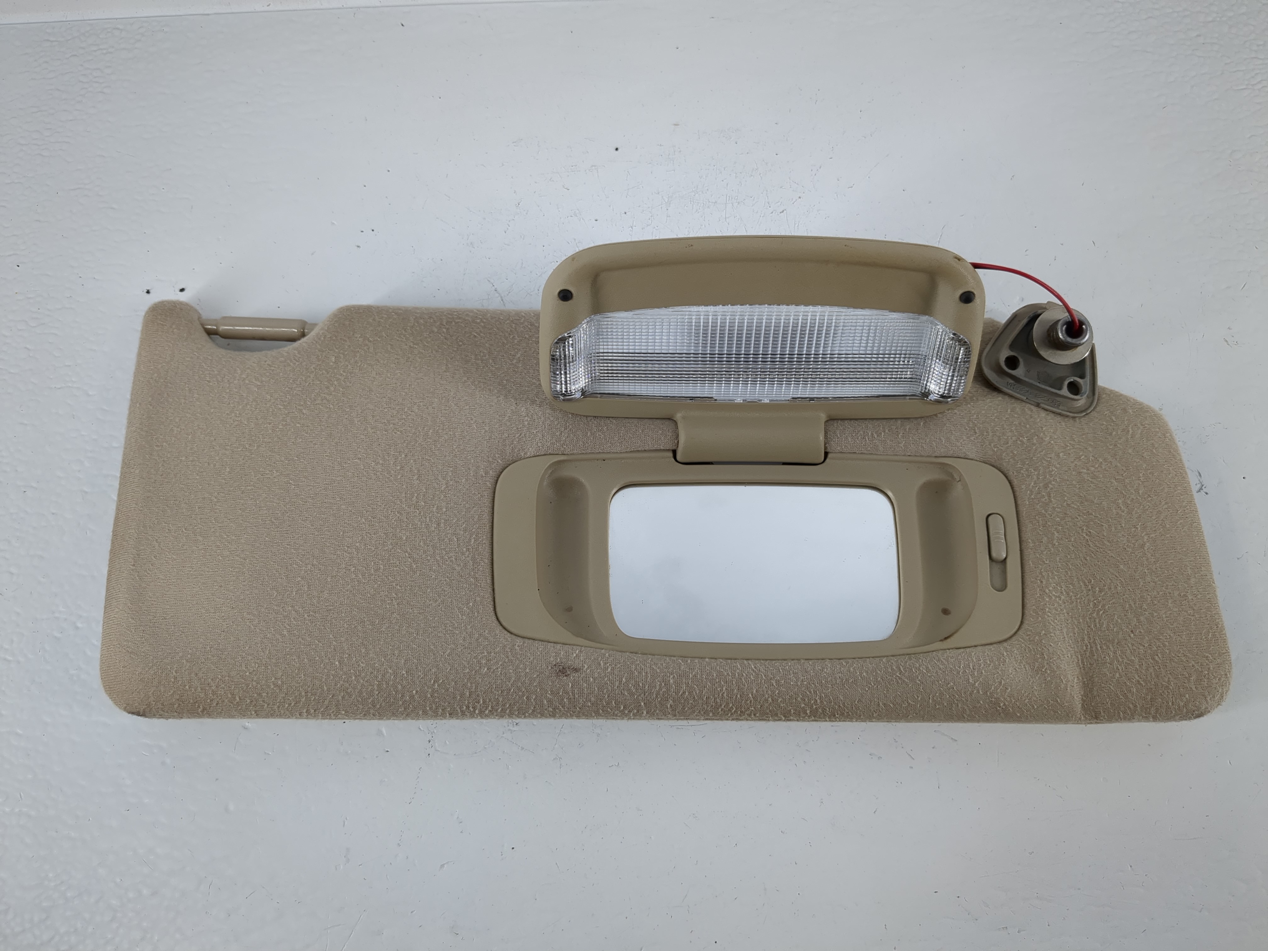 2005-2012 Toyota Avalon Passenger Sun Visor Mirror Right Sunvisor Tan 1152701 - Oemusedautoparts1.com