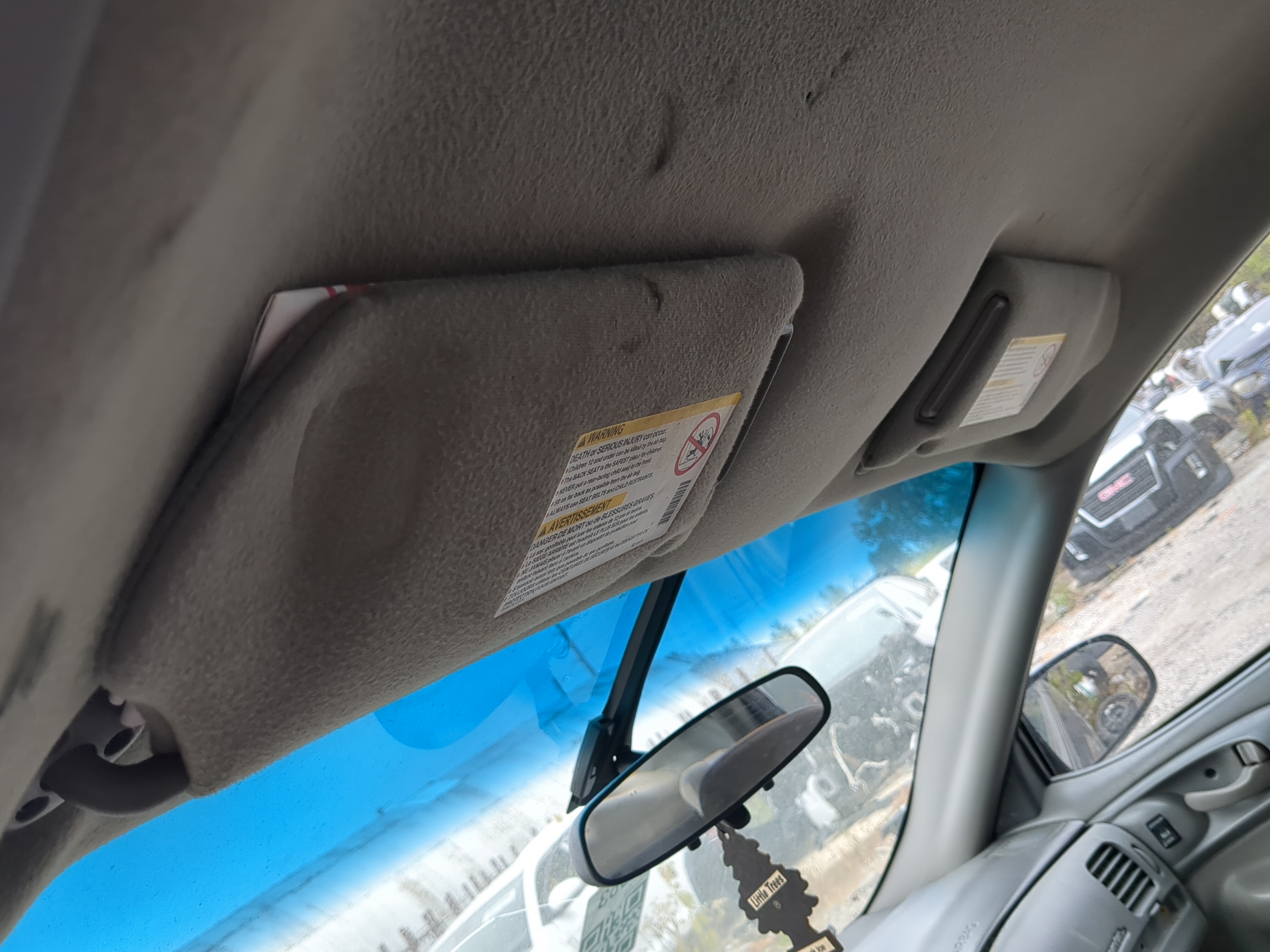 2000-2005 Chevrolet Impala Driver Sun Visor Mirror Left Sunvisor 1153045 - Oemusedautoparts1.com