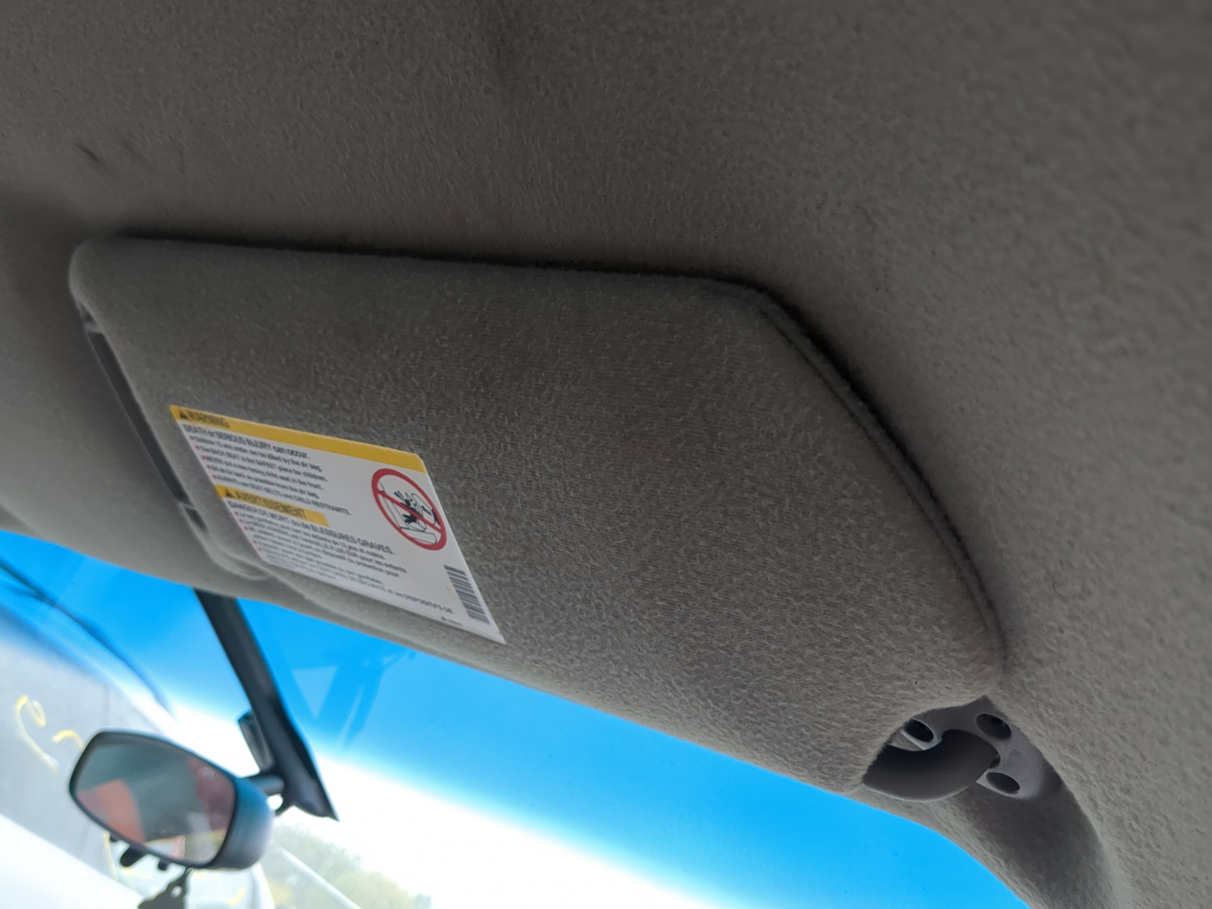 2000-2005 Chevrolet Impala Passenger Sun Visor Mirror Right Sunvisor 1153046 - Oemusedautoparts1.com