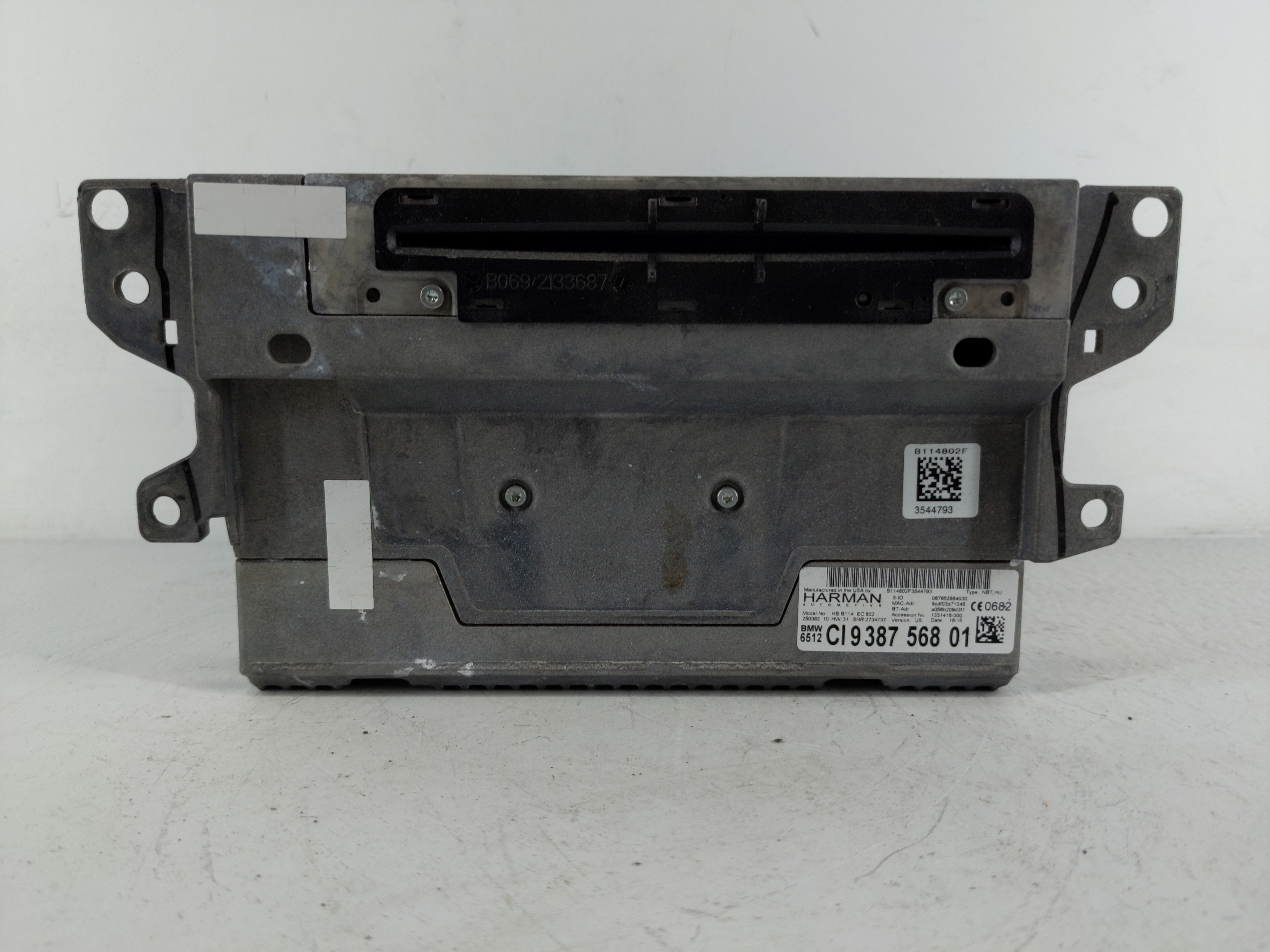 2012-2016 Bmw 328i Am Fm Cd Player Radio Receiver 1153506 - Oemusedautoparts1.com