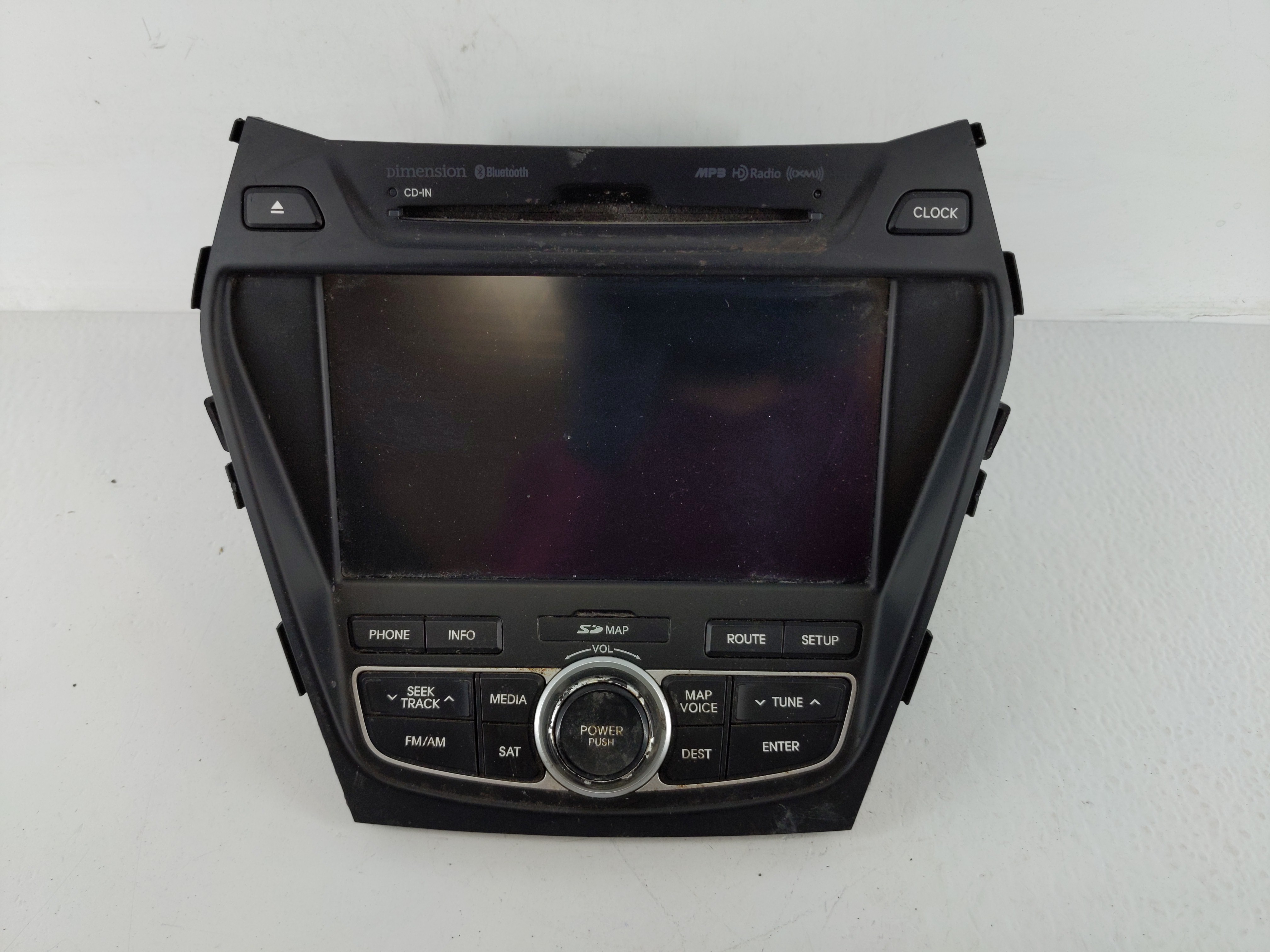 2013-2018 Hyundai Santa Fe Am Fm Cd Player Radio Receiver 1153528 - Oemusedautoparts1.com