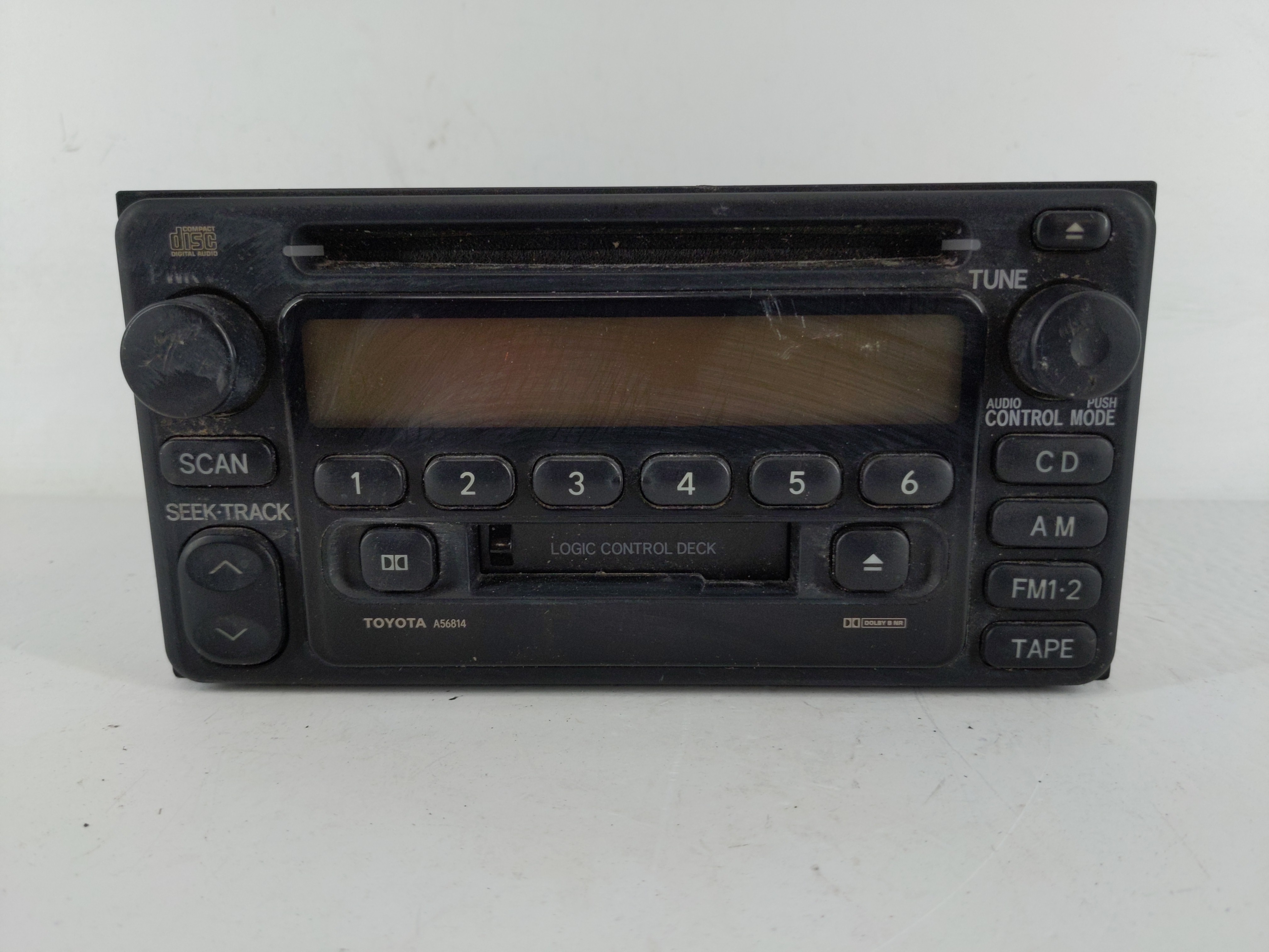 2001-2003 Toyota Highlander Am Fm Cd Player Radio Receiver 1153646 - Oemusedautoparts1.com