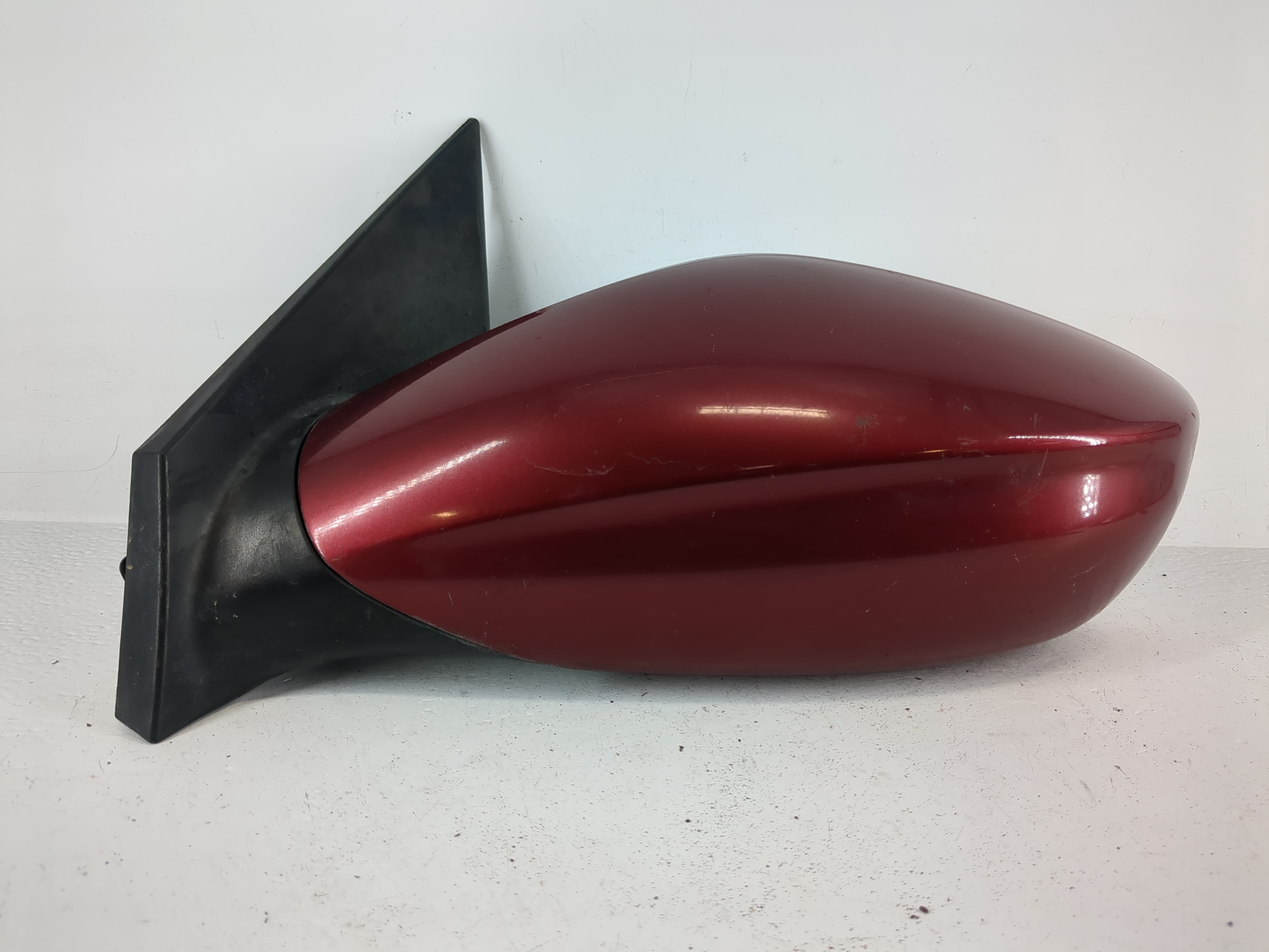 2011-2014 Hyundai Sonata Driver Left Side View Power Door Mirror Red 1153660 - Oemusedautoparts1.com