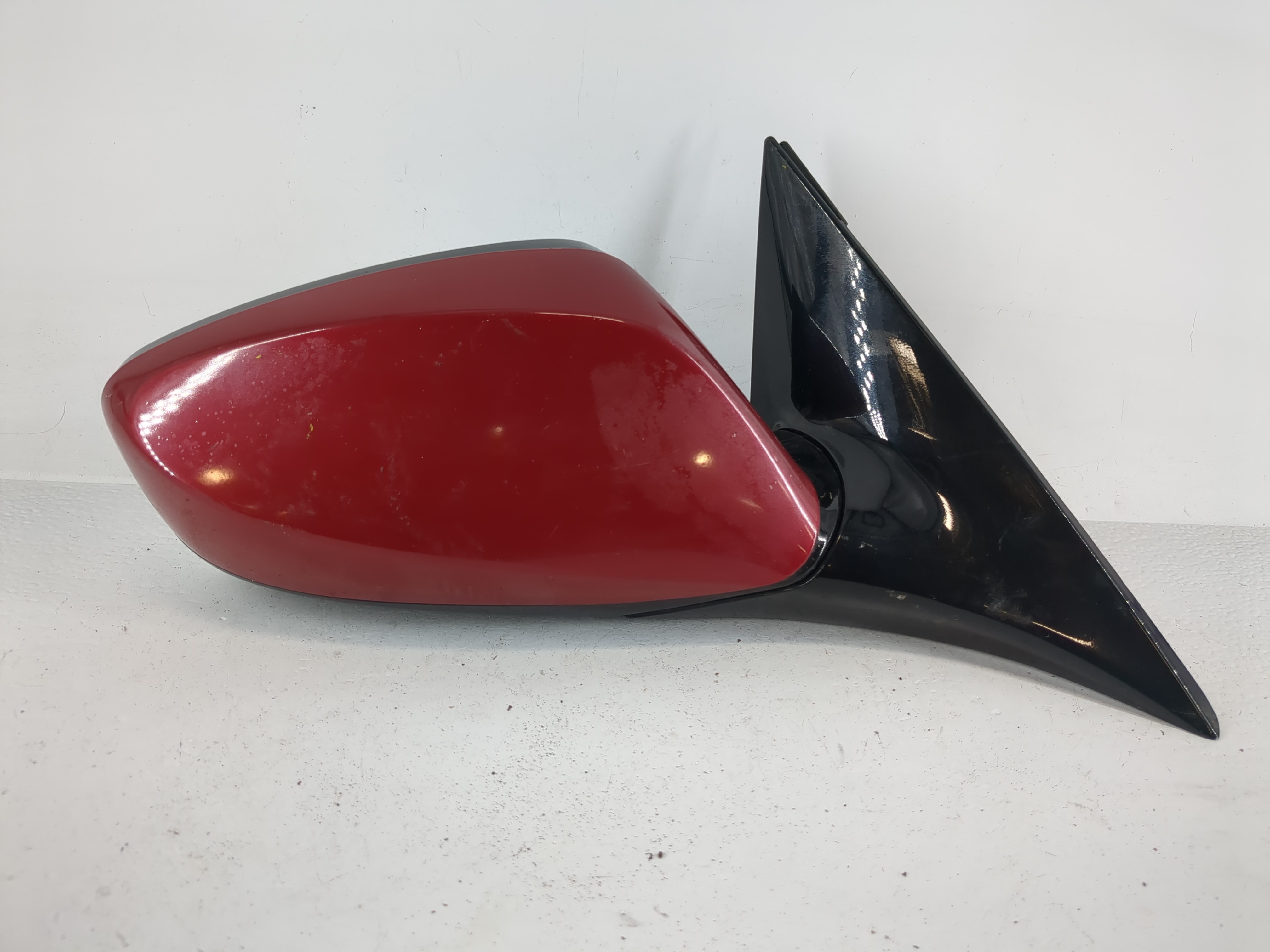 Hyundai Elantra Passenger Right Side View Power Door Mirror Red 1153668 - Oemusedautoparts1.com