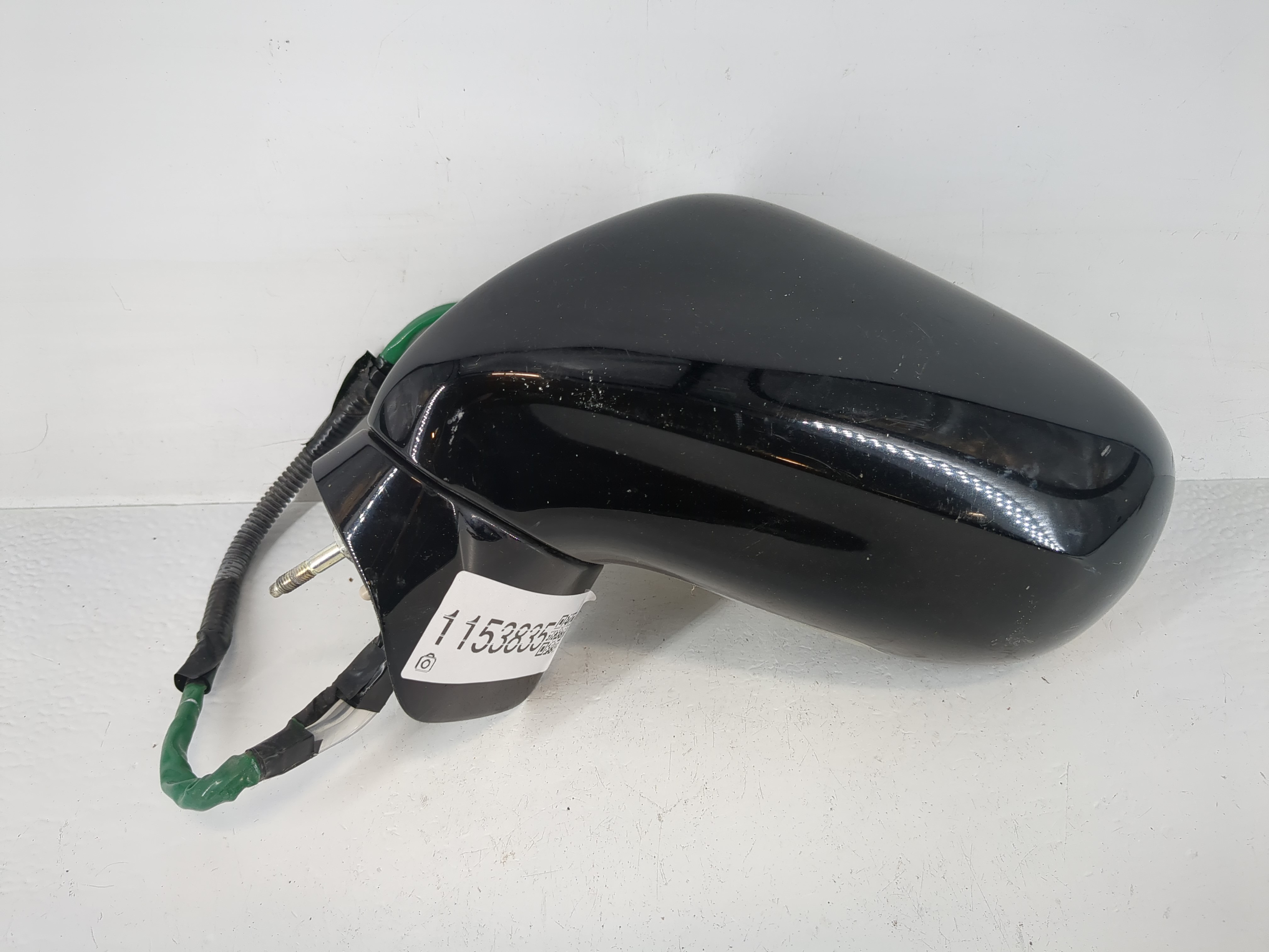 2007-2009 Lexus Ls460 Driver Left Side View Manual Door Mirror Black 1153835 - Oemusedautoparts1.com