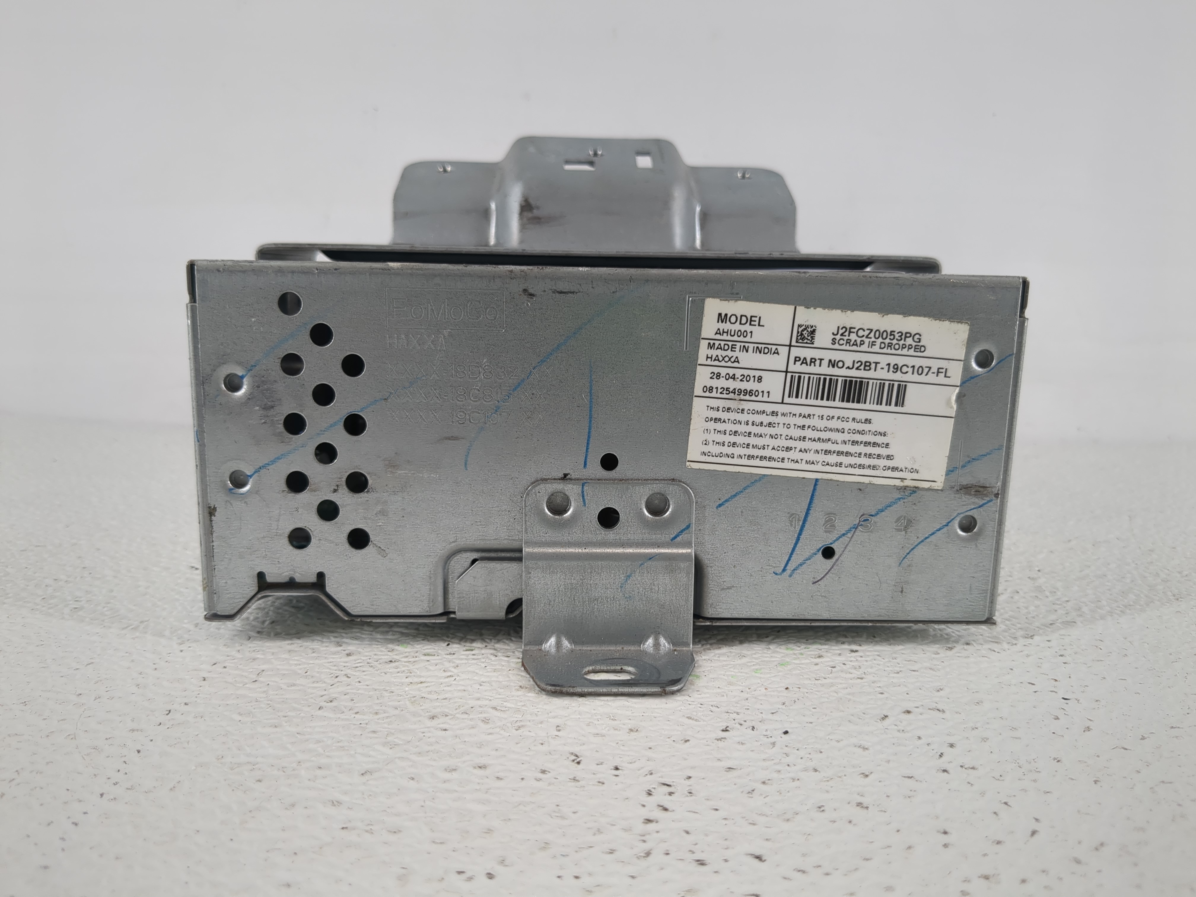 2018-2019 Ford Ecosport Am Fm Cd Player Radio Receiver 1153856 - Oemusedautoparts1.com