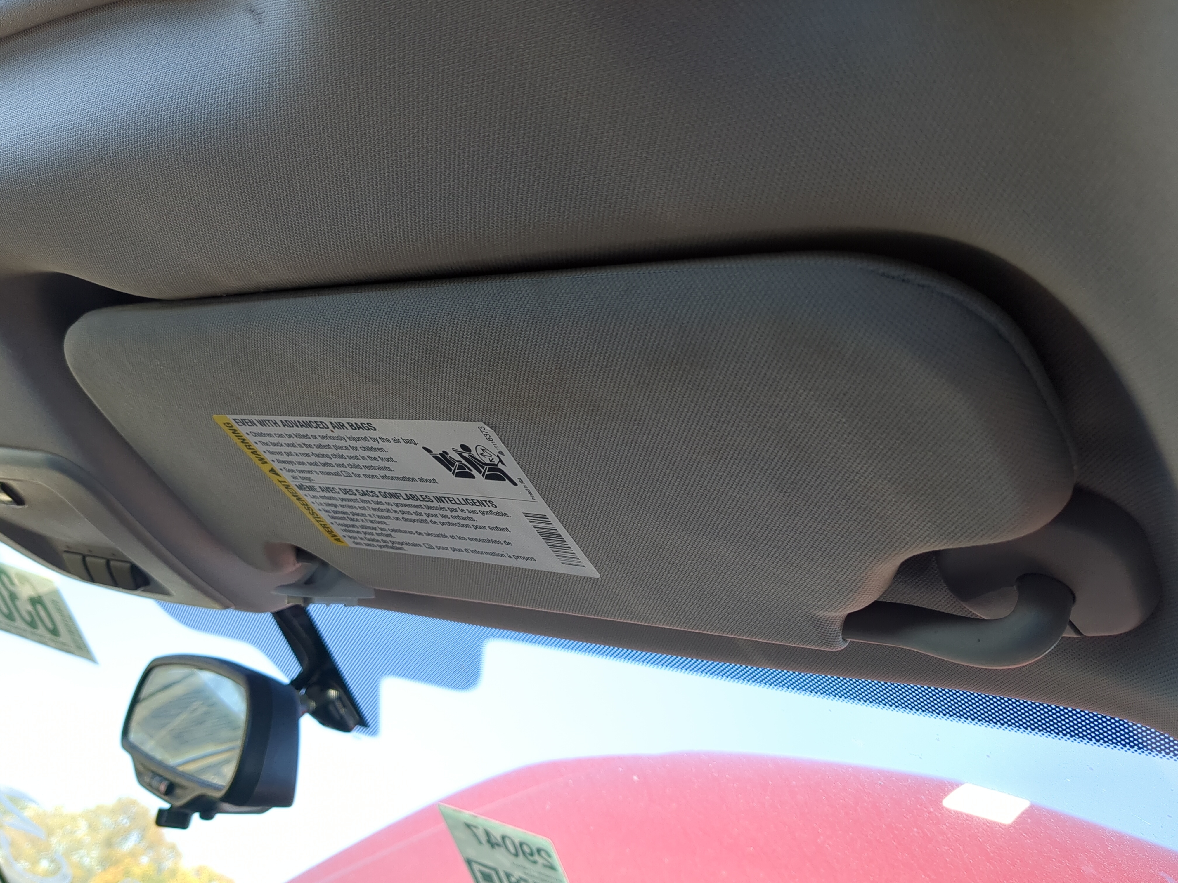 2006-2016 Chevrolet Impala Passenger Sun Visor Mirror Right Sunvisor 1154393 - Oemusedautoparts1.com