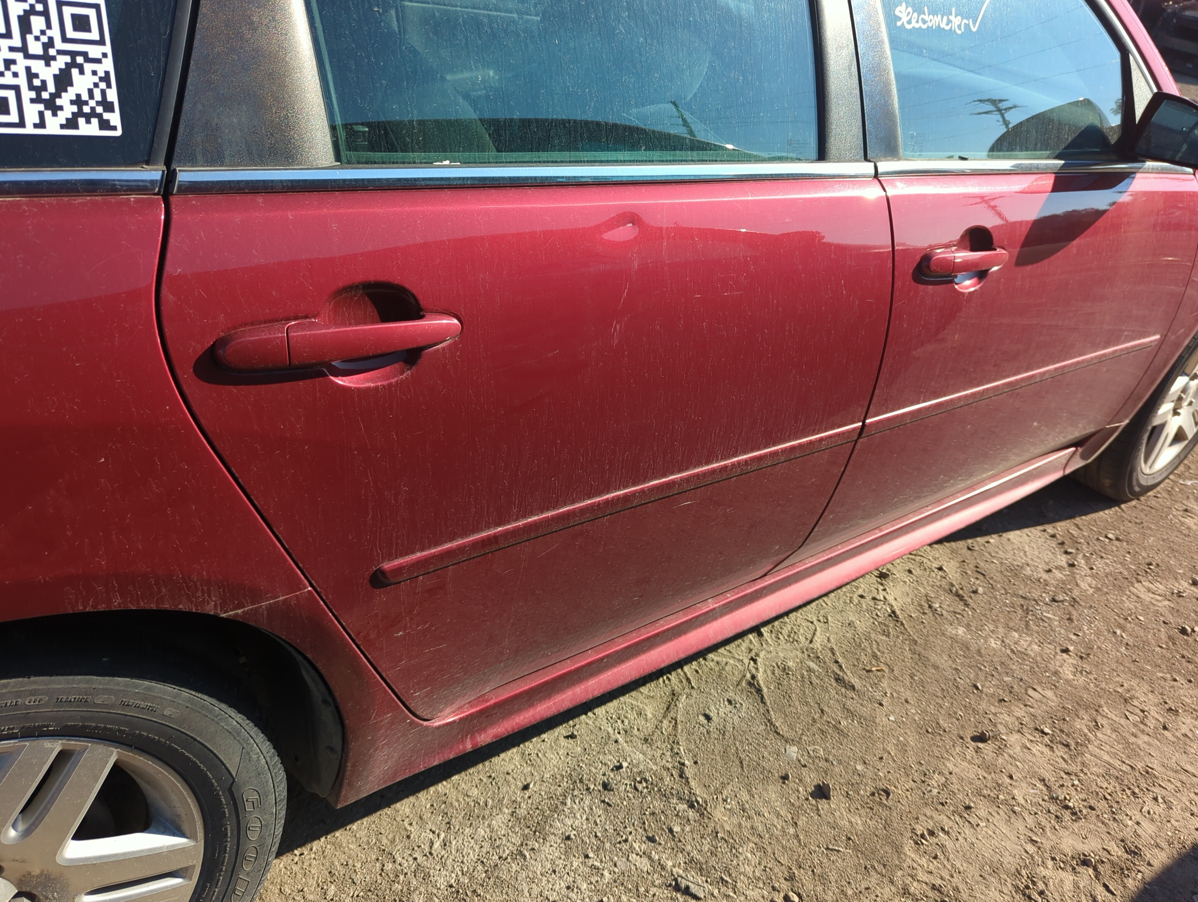 2008-2016 Chevrolet Impala Passenger Rear Door Oem 1154473 - Oemusedautoparts1.com