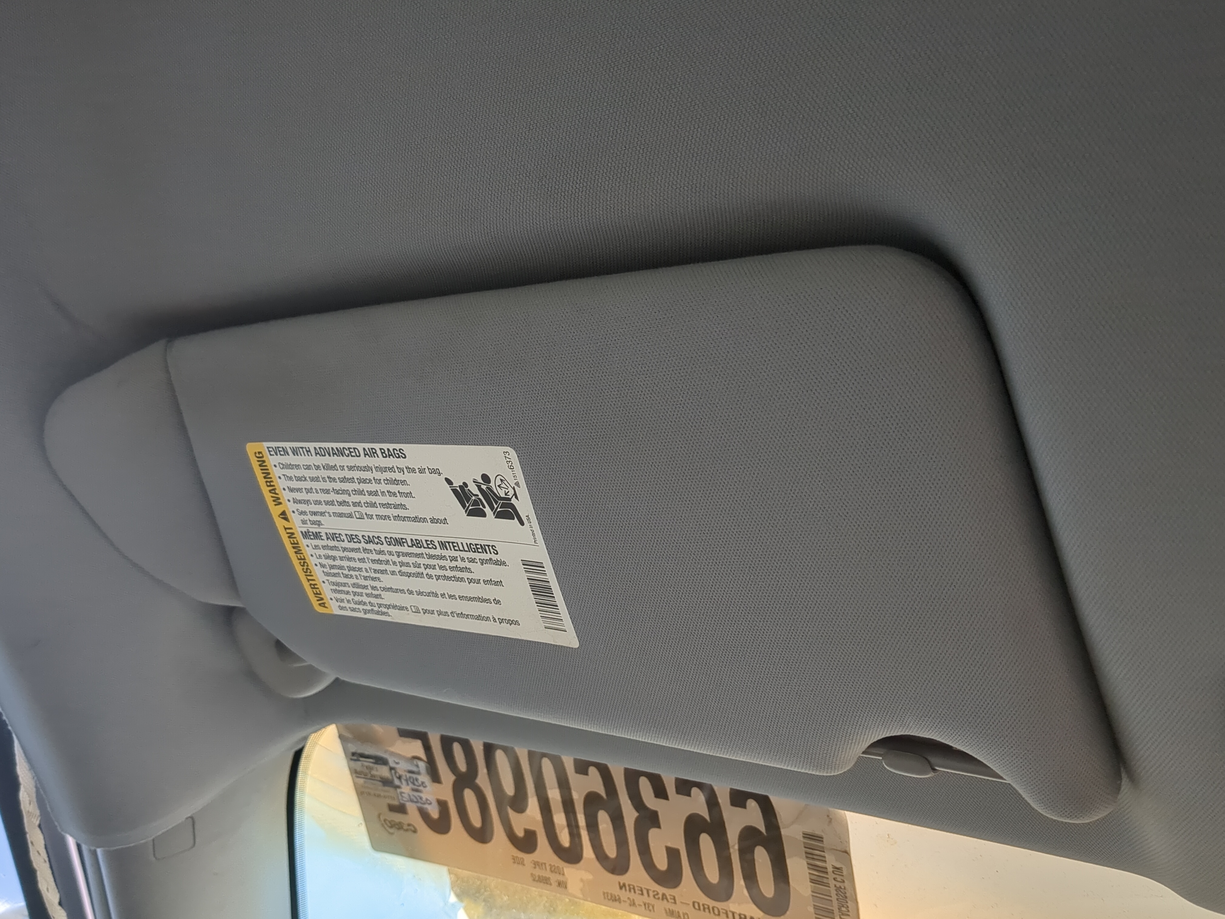 2005-2009 Buick Lacrosse Driver Sun Visor Mirror Left Sunvisor 1154811 - Oemusedautoparts1.com