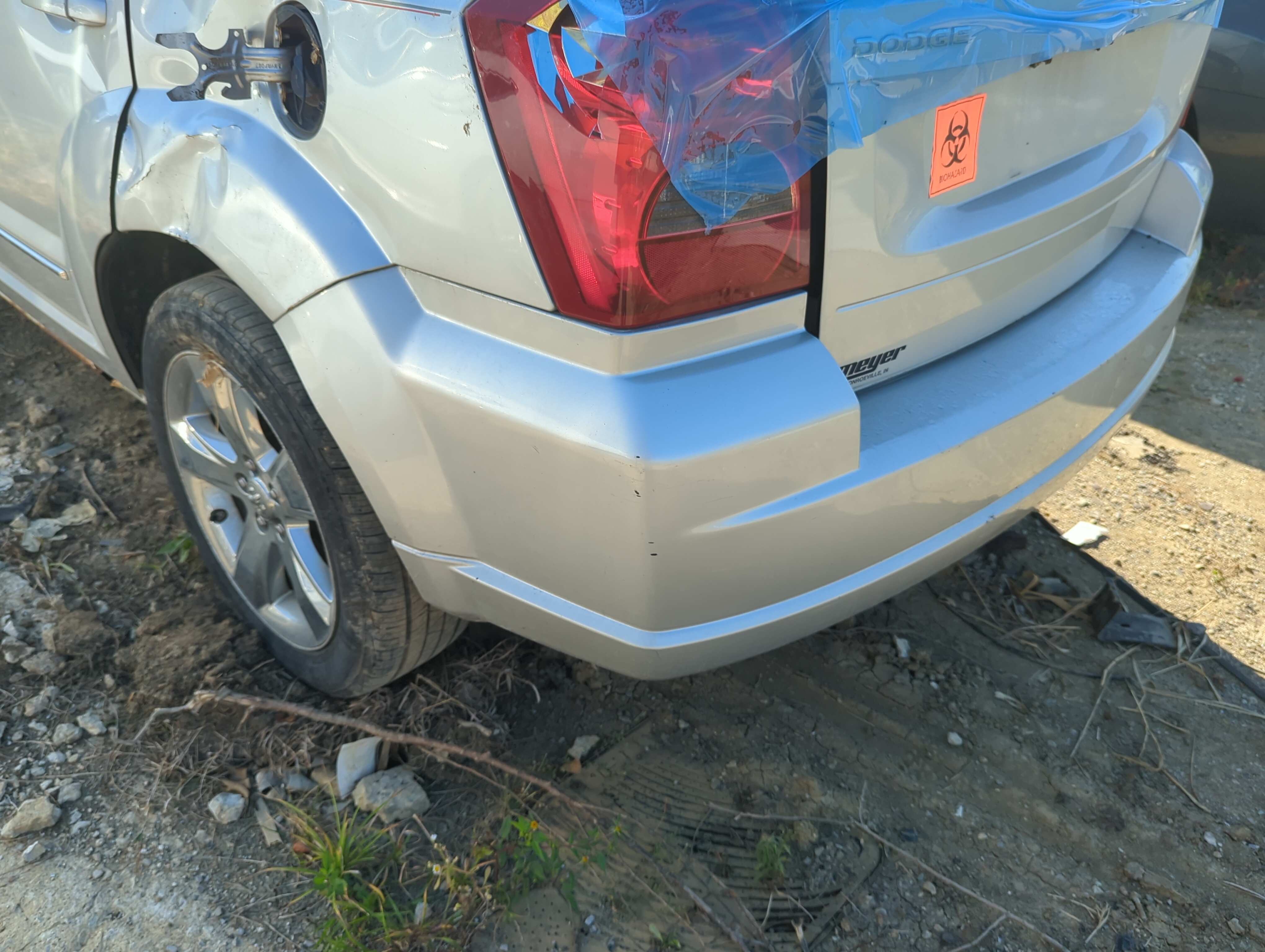 2007-2012 Dodge Caliber Rear Bumper Assembly Oem 1155102 - Oemusedautoparts1.com
