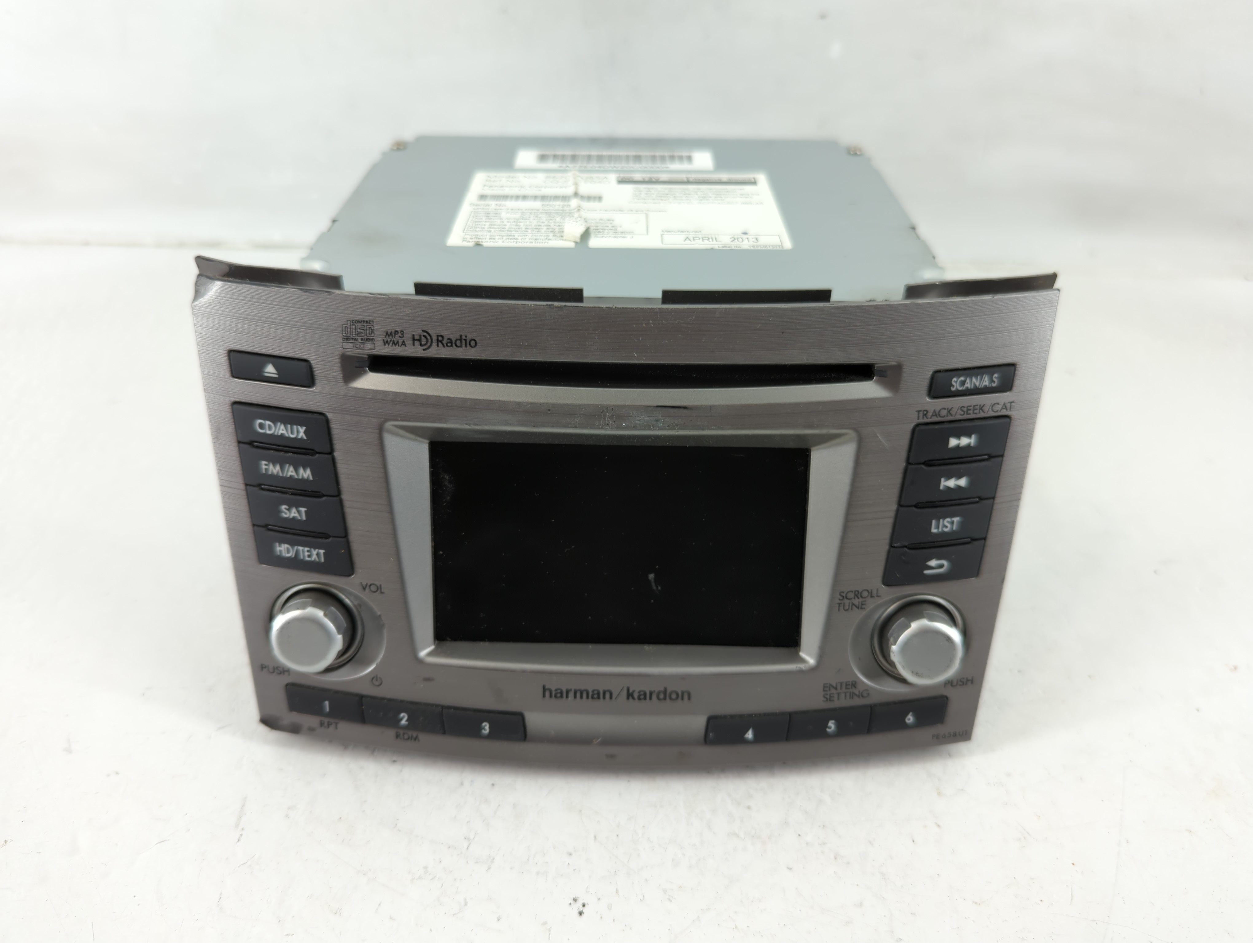 2014-2014 Subaru Legacy Am Fm Cd Player Radio Receiver 1155216 - Oemusedautoparts1.com