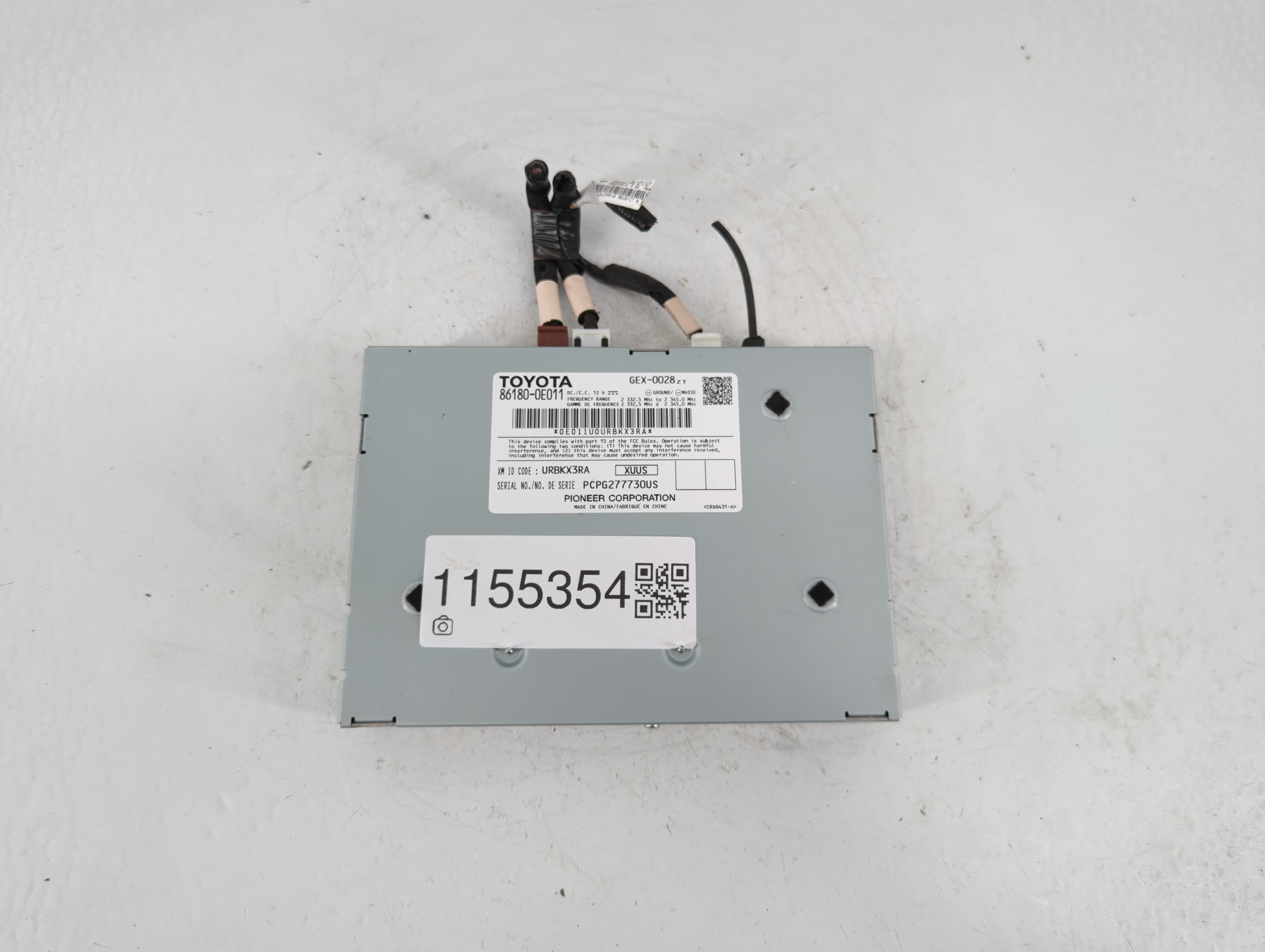 2016-2018 Toyota Rav4 Am Fm Cd Player Radio Receiver 1155354 - Oemusedautoparts1.com