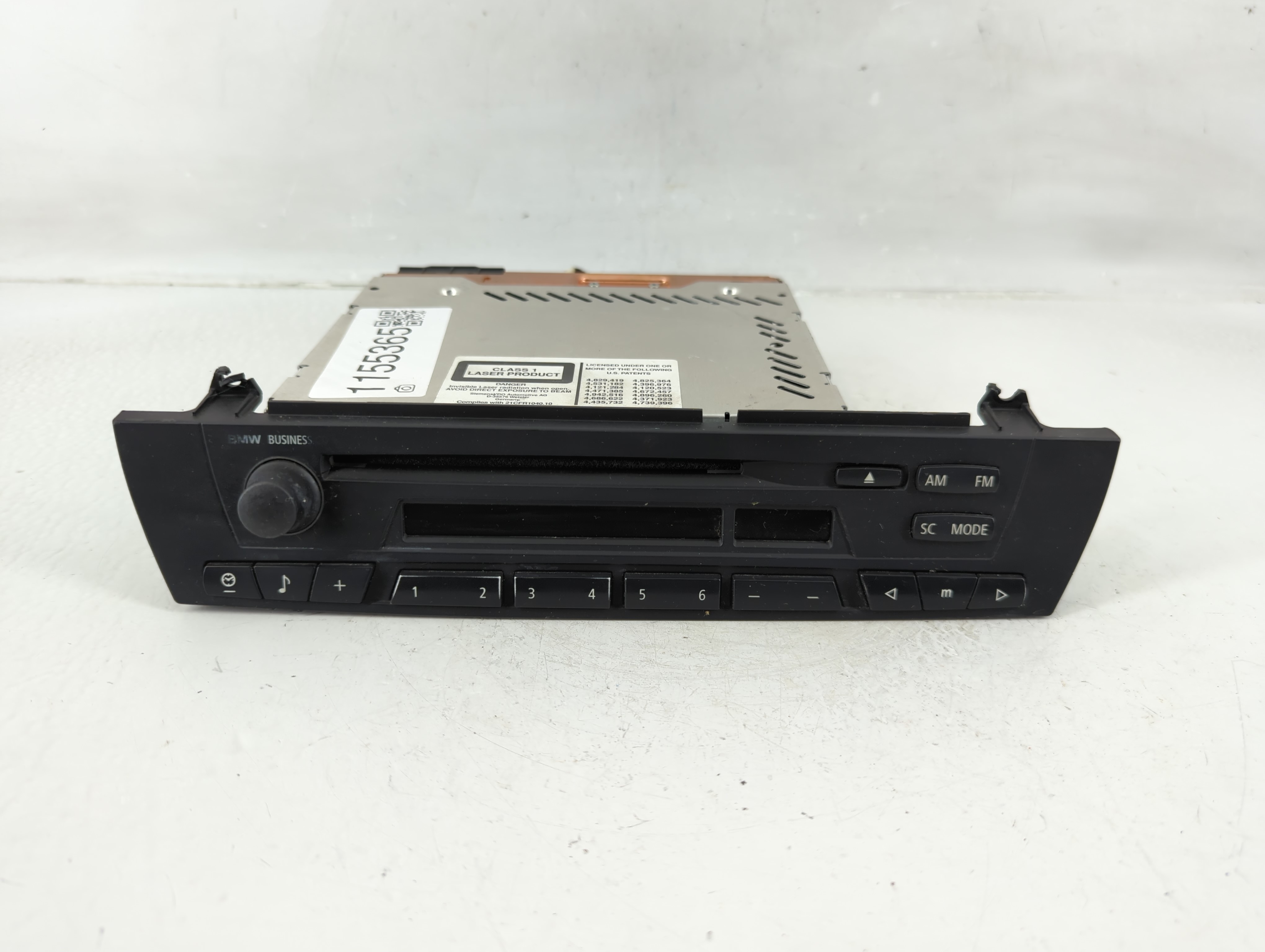 2005-2010 Bmw X3 Am Fm Cd Player Radio Receiver 1155365 - Oemusedautoparts1.com