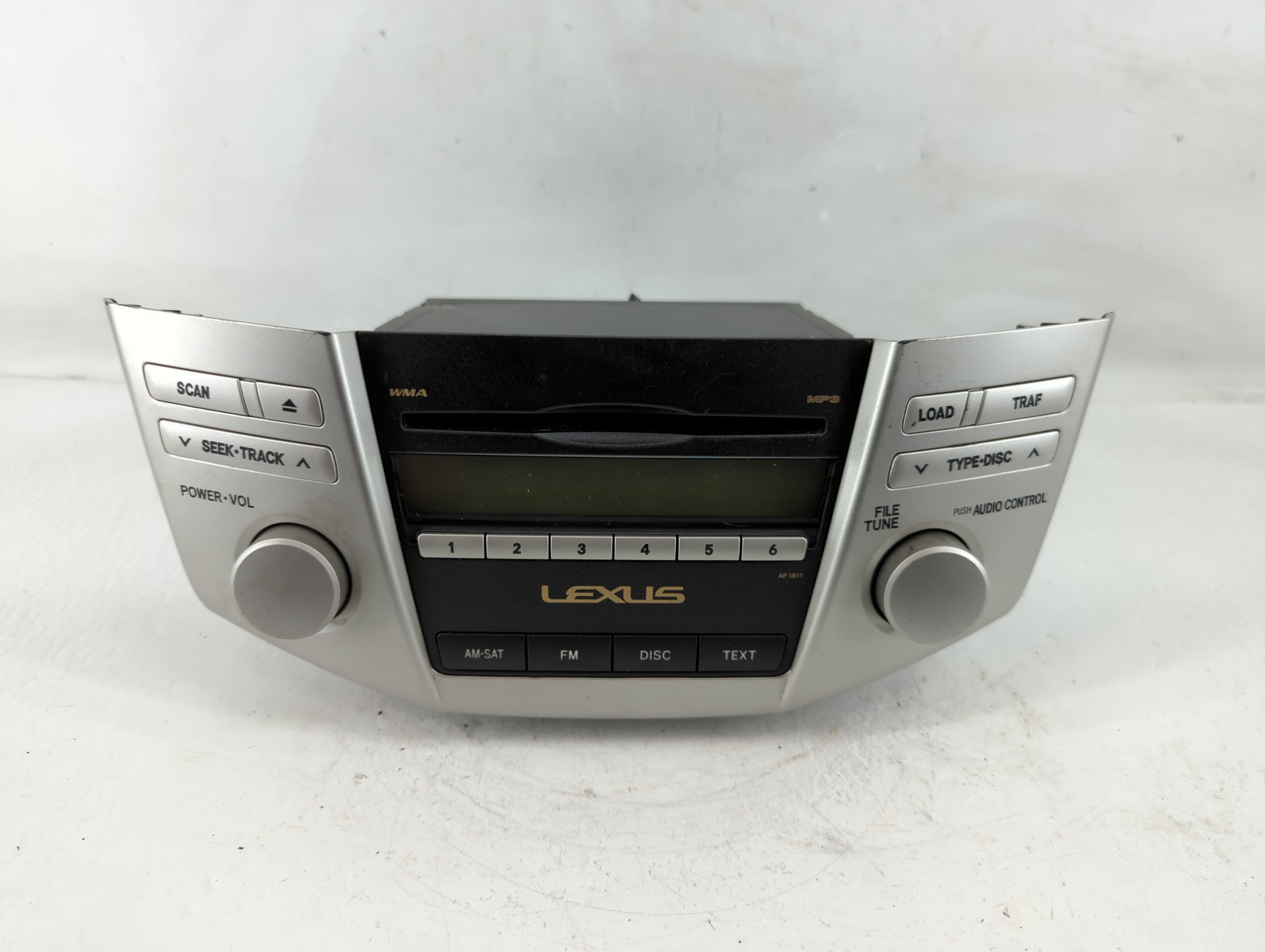 2007-2009 Lexus Rx350 Am Fm Cd Player Radio Receiver 1155523 - Oemusedautoparts1.com