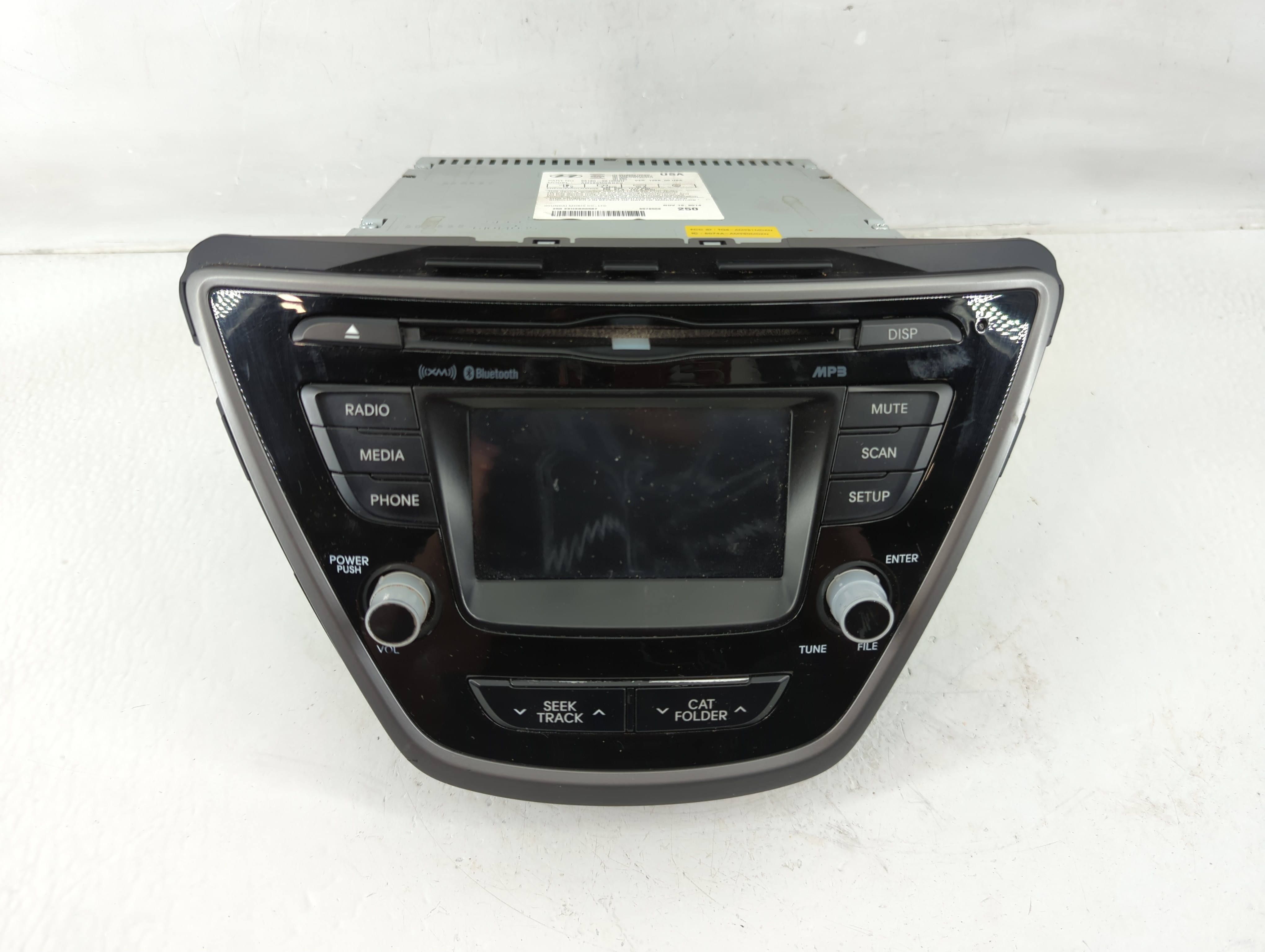 2014-2016 Hyundai Elantra Am Fm Cd Player Radio Receiver 1155766 - Oemusedautoparts1.com