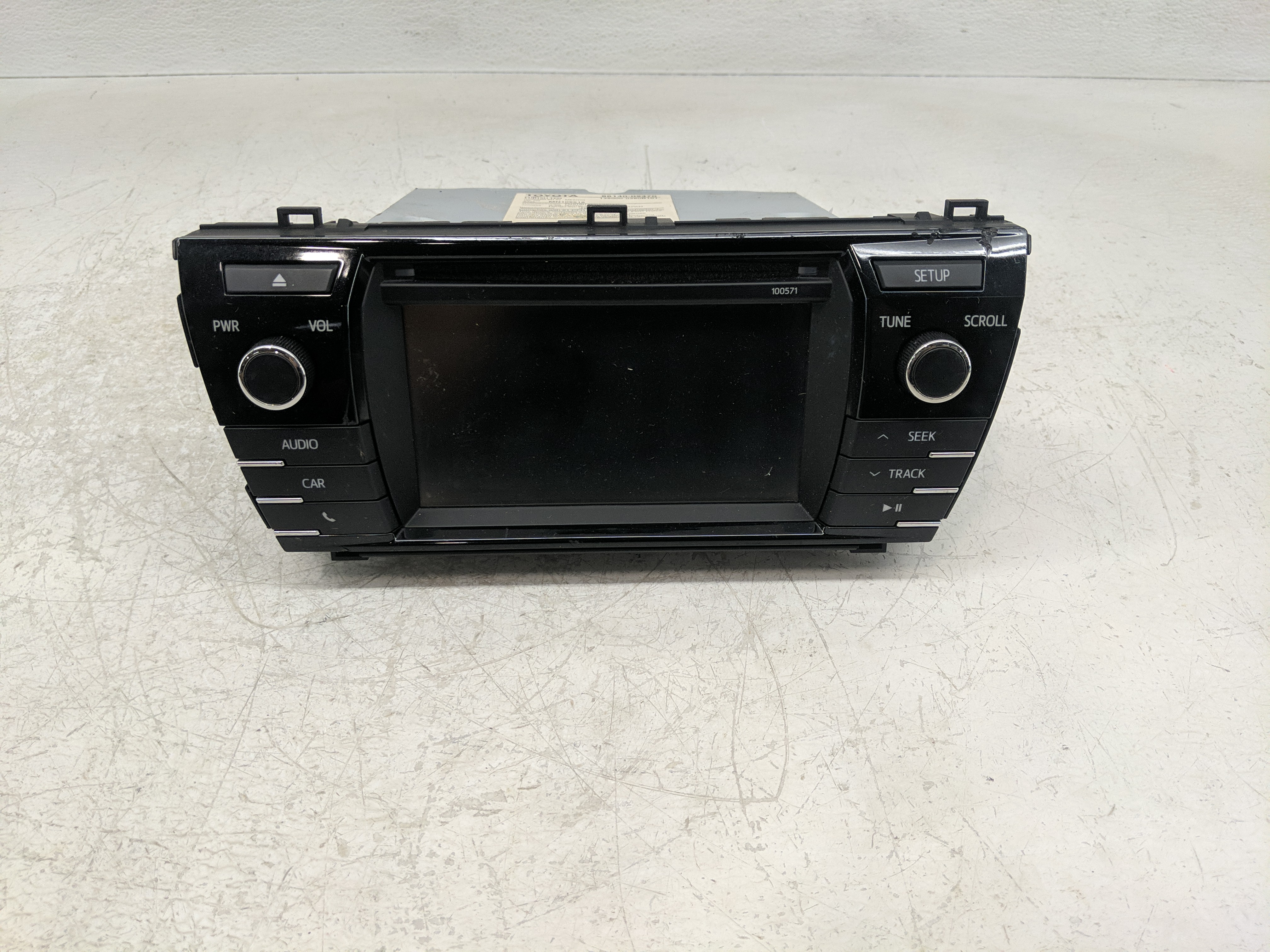 2015-2016 Toyota Corolla Am Fm Cd Player Radio Receiver 1155956 - Oemusedautoparts1.com