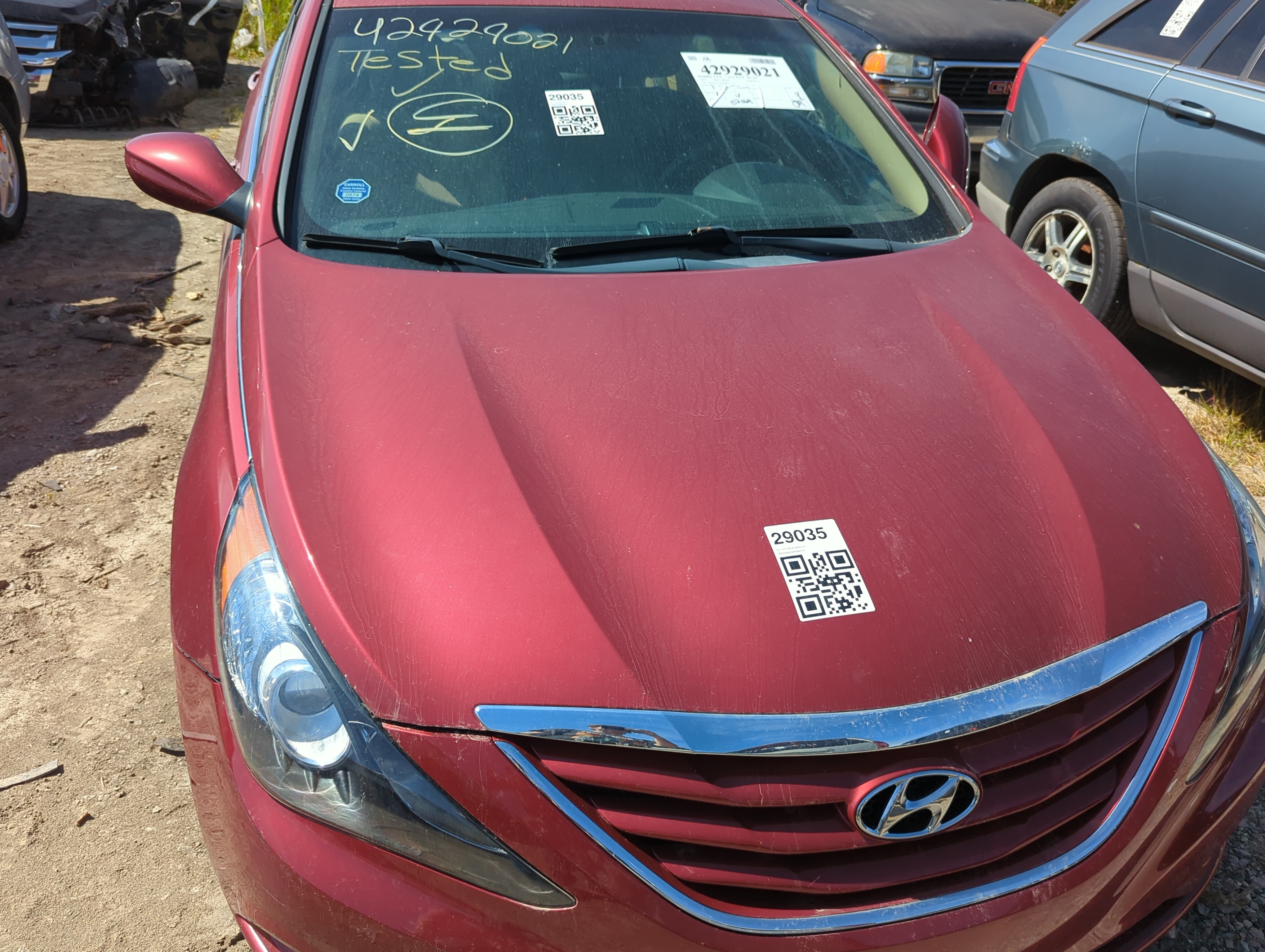 2011-2014 Hyundai Sonata Hood Oem 1156439 - Oemusedautoparts1.com