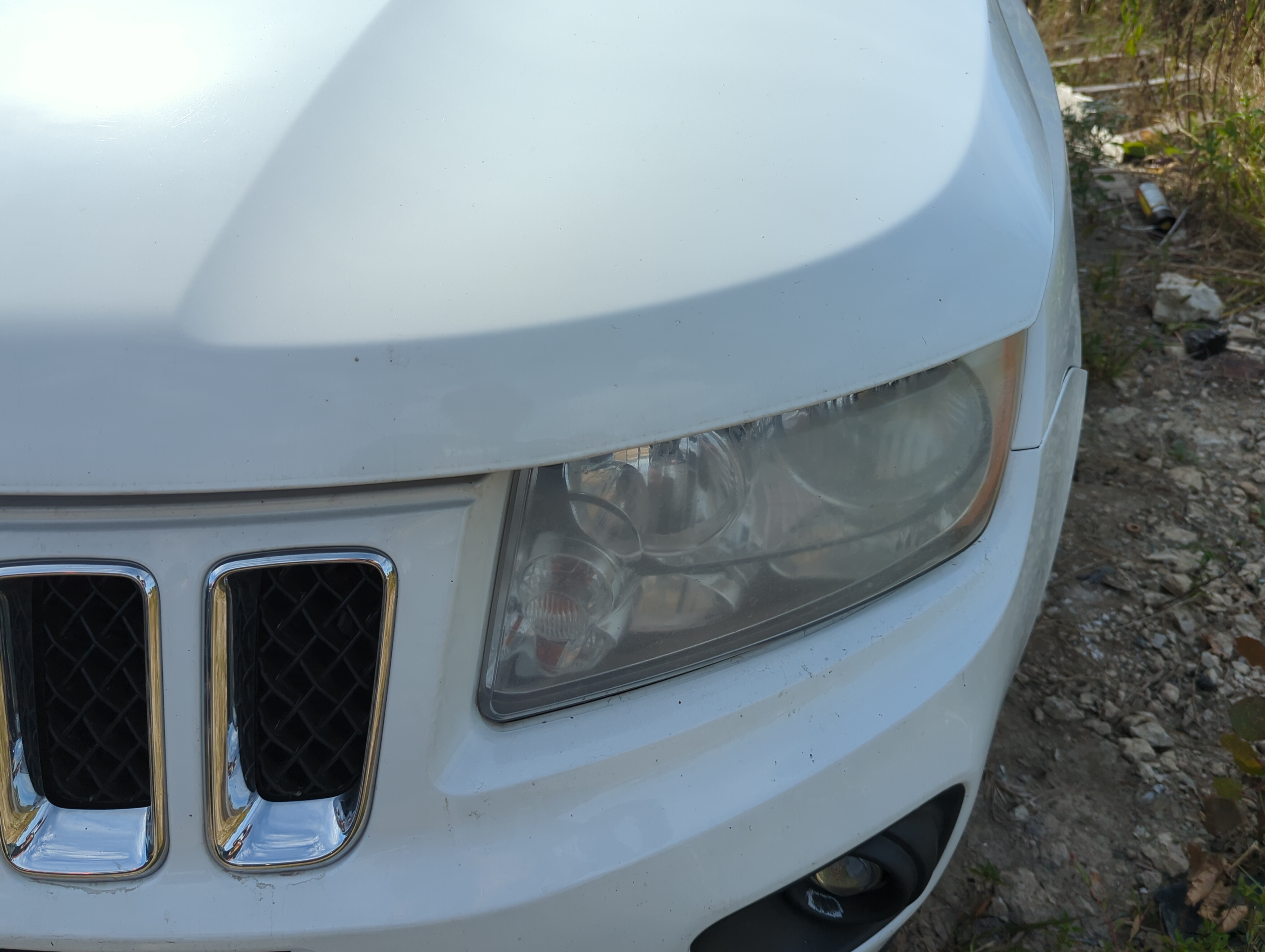 Picture of 2011-2014 Jeep Compass Driver Left Oem Head Light Headlight Lamp 1157088
